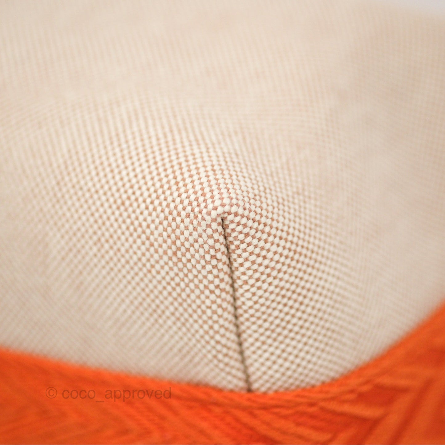 Hermès Small Bride-A-Brac Natural Orange Canvas