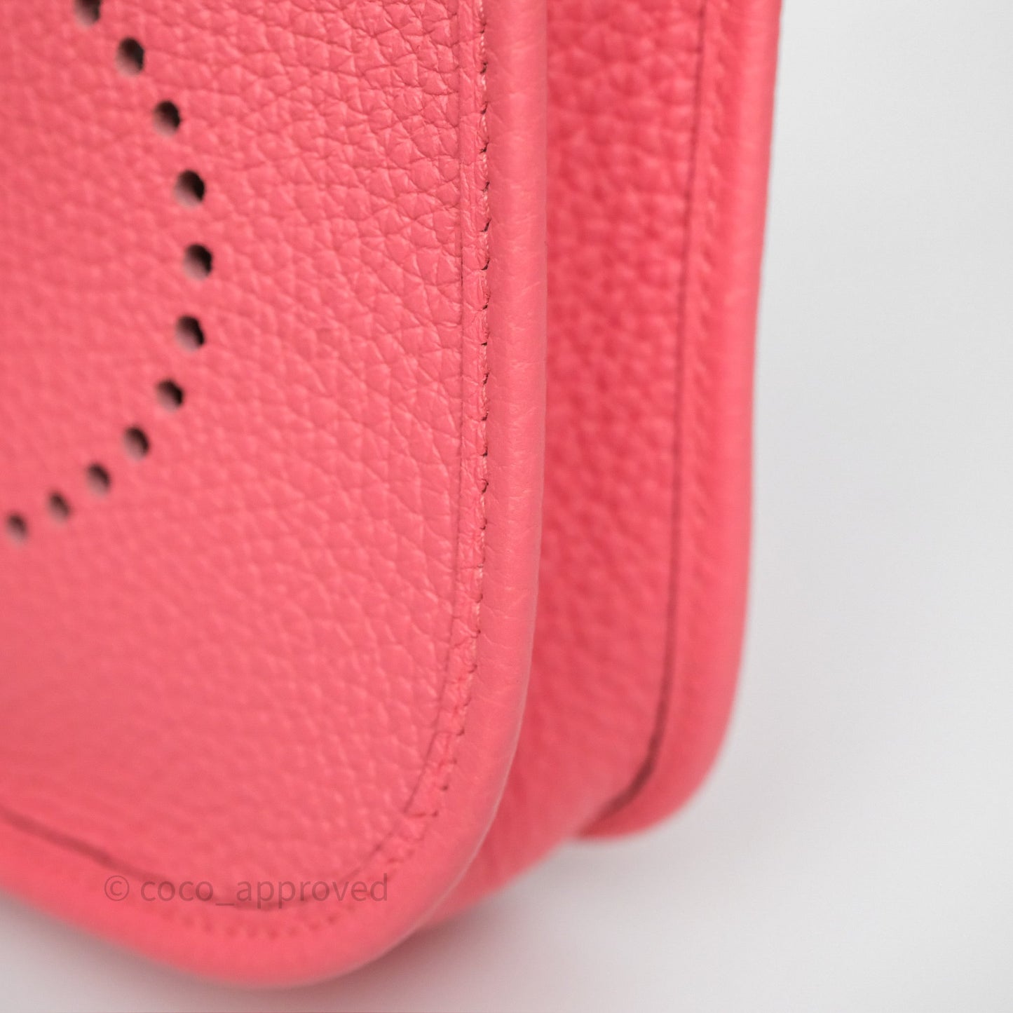 Hermès Mini Evelyne 16 Rose Azalée 8W Clemence Palladium Hardware