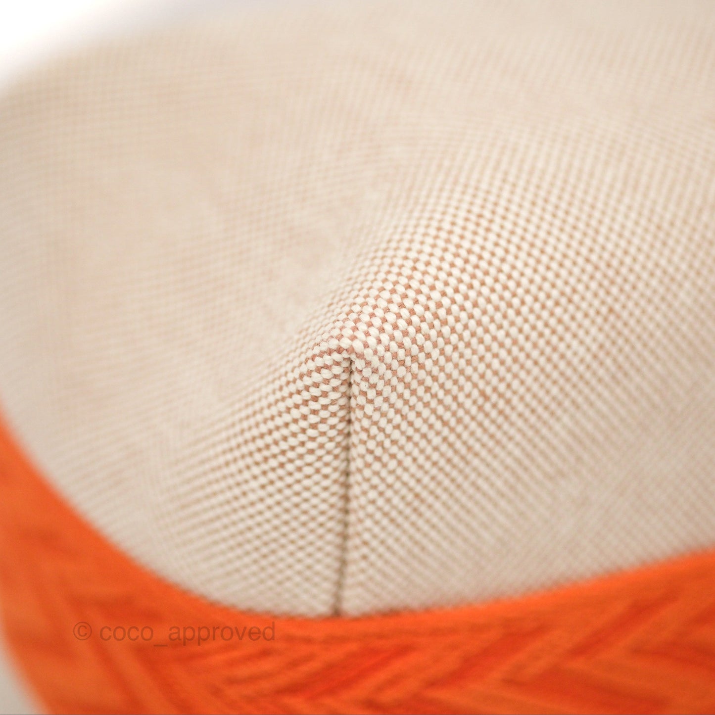 Hermès Small Bride-A-Brac Natural Orange Canvas