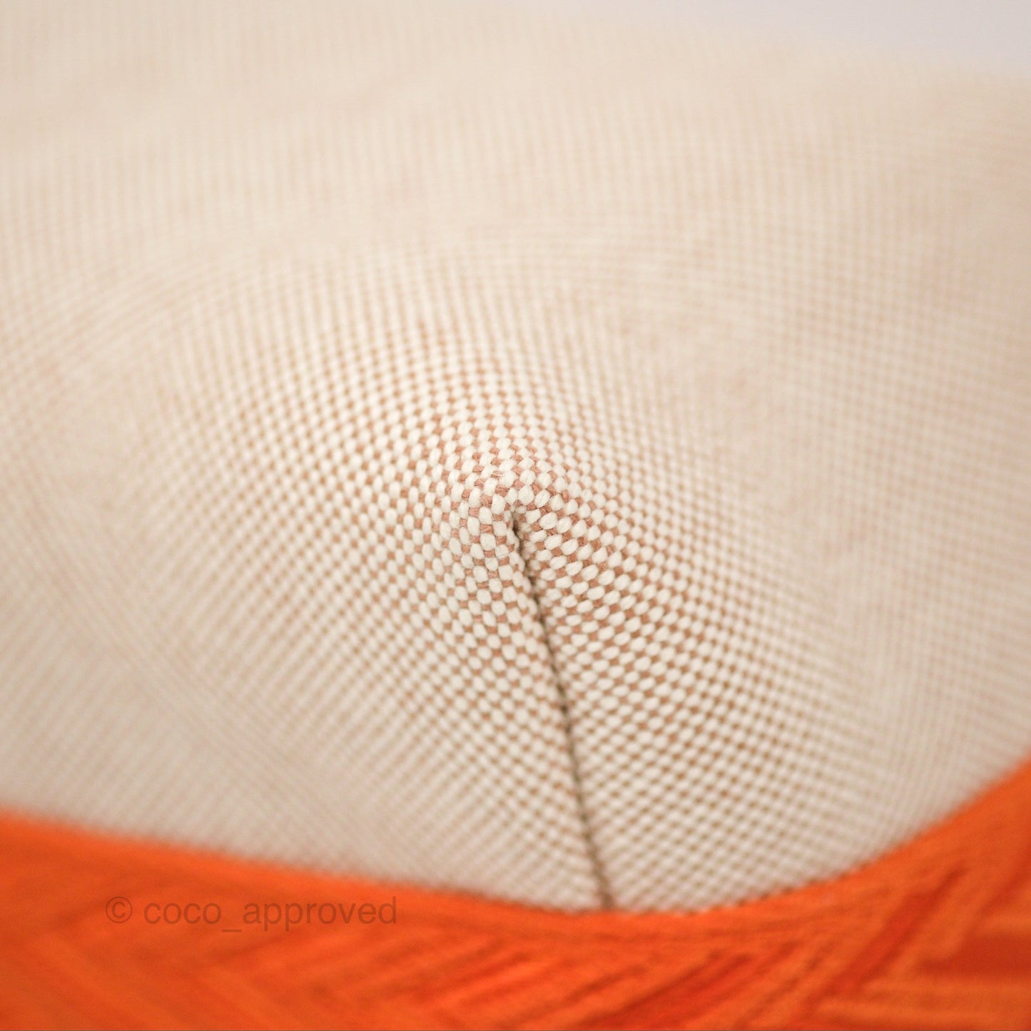 Hermès Small Bride-A-Brac Natural Orange Canvas