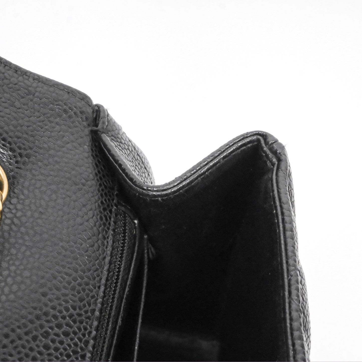 Chanel Jumbo Single Flap Black Caviar Gold Hardware⁣⁣