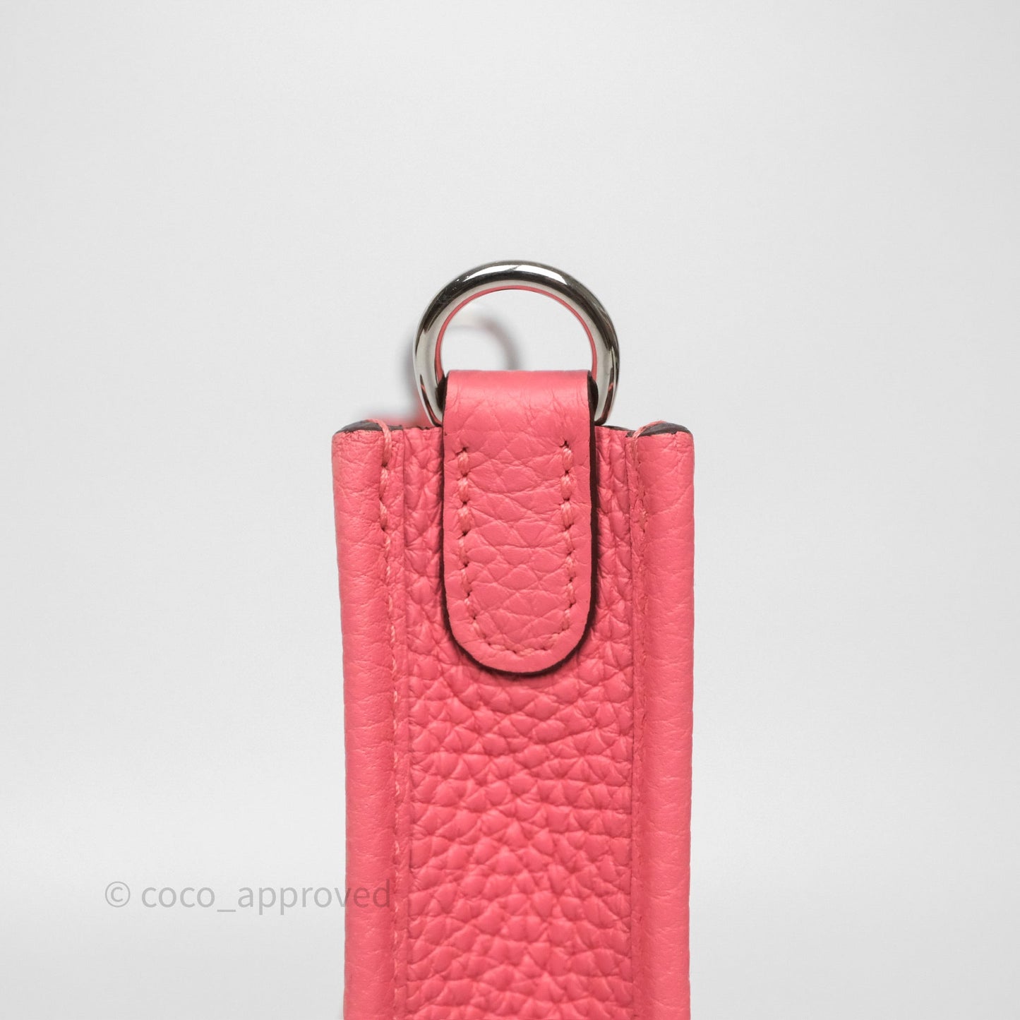 Hermès Mini Evelyne 16 Rose Azalée 8W Clemence Palladium Hardware