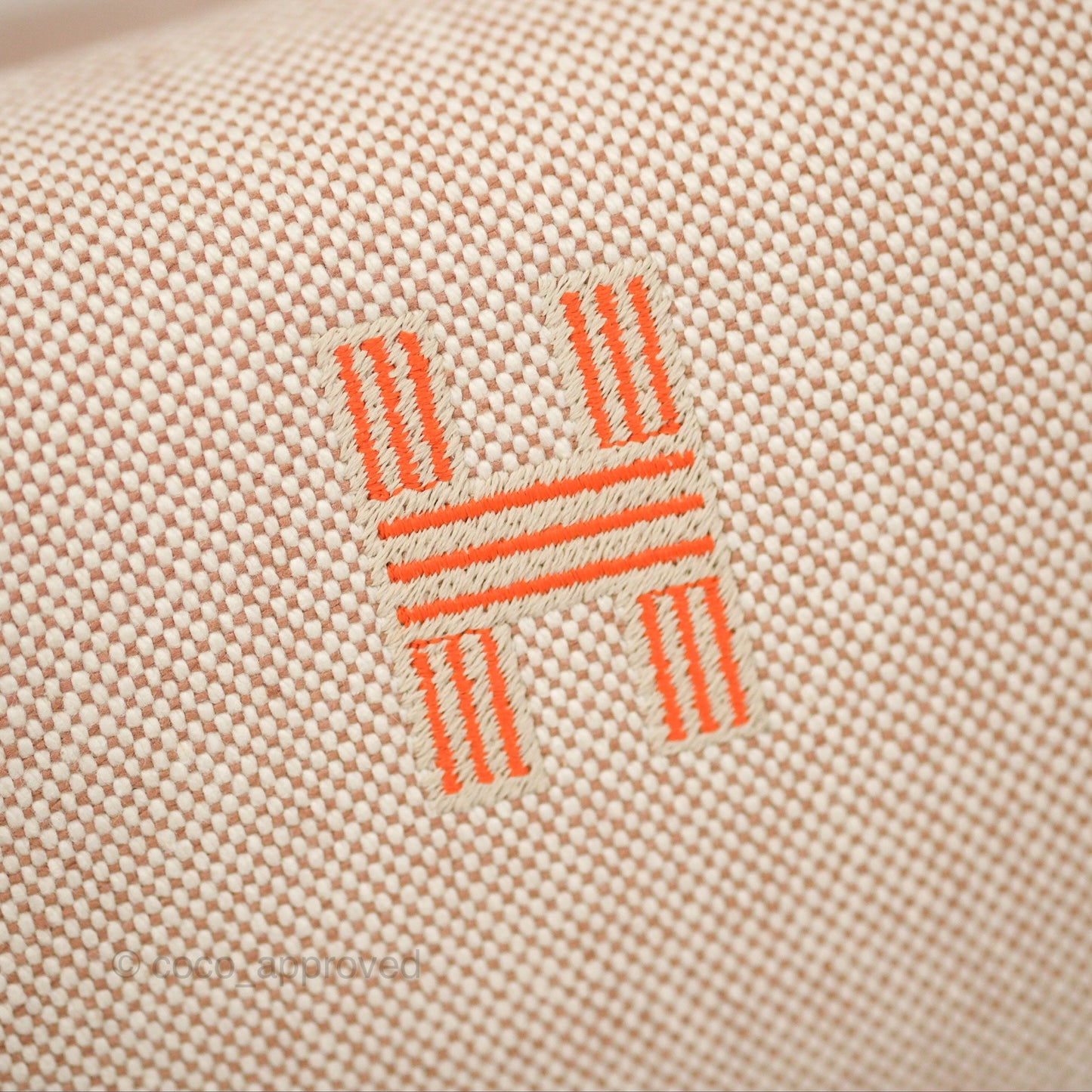 Hermès Small Bride-A-Brac Natural Orange Canvas