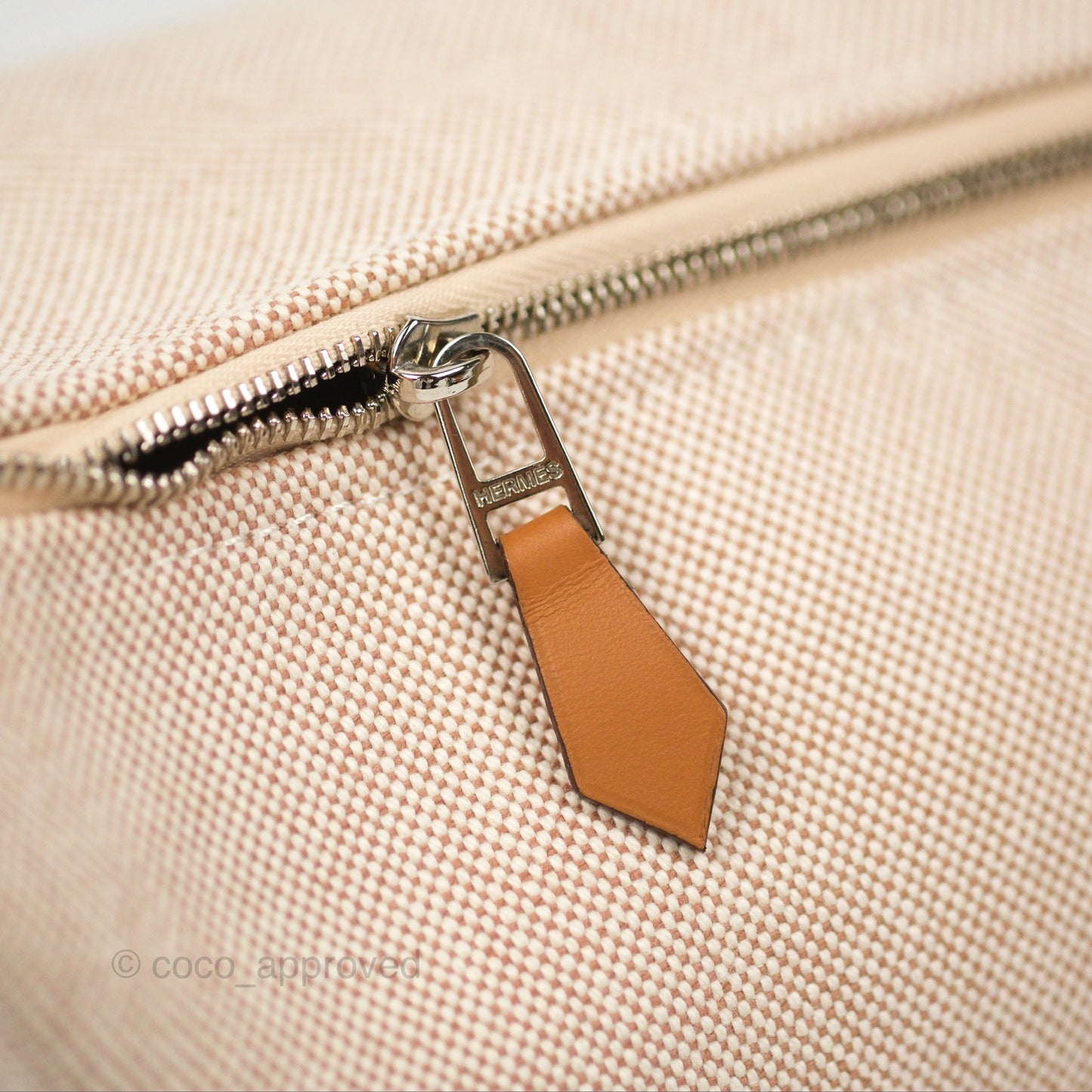 Hermès Small Bride-A-Brac Natural Orange Canvas