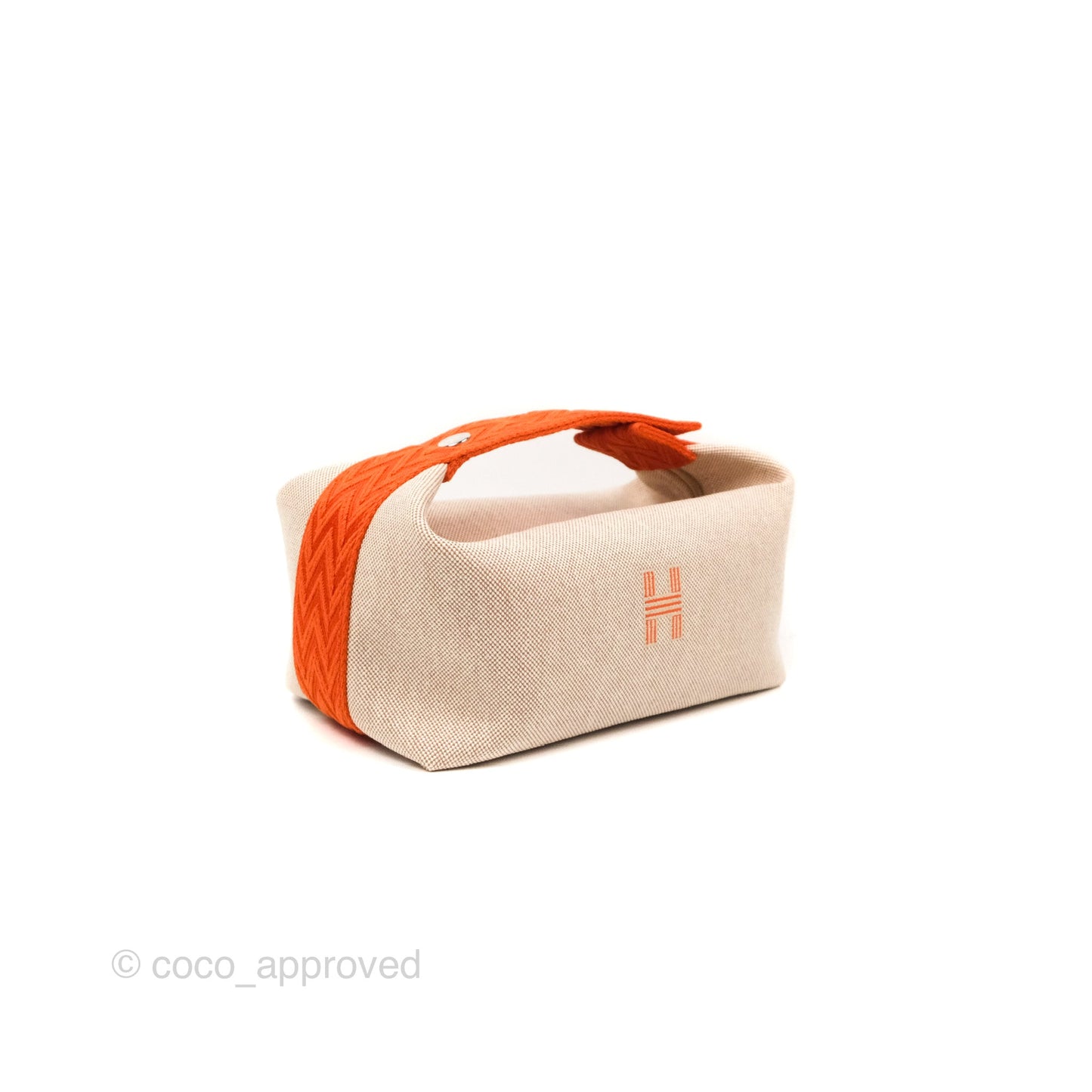 Hermès Small Bride-A-Brac Natural Orange Canvas