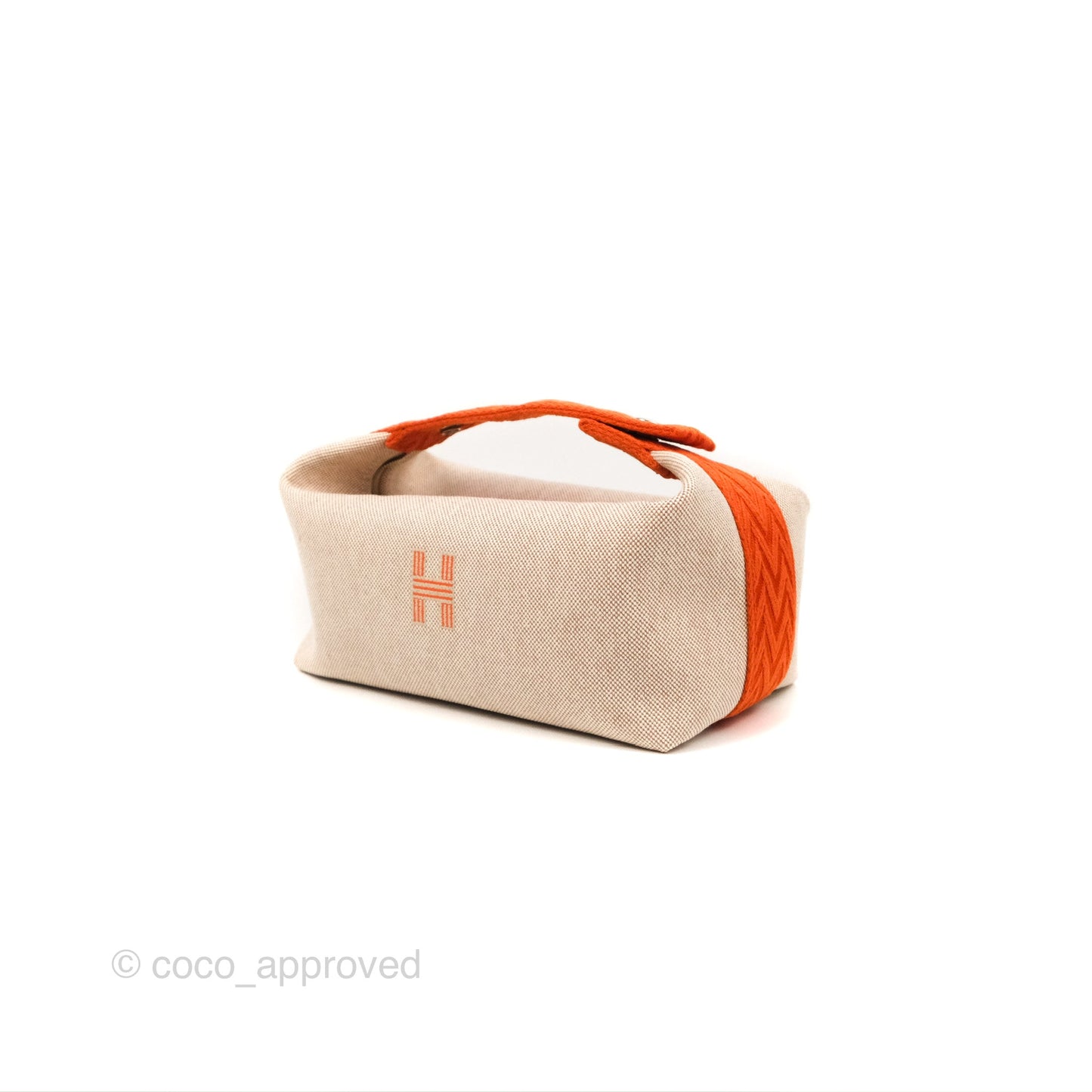 Hermès Small Bride-A-Brac Natural Orange Canvas