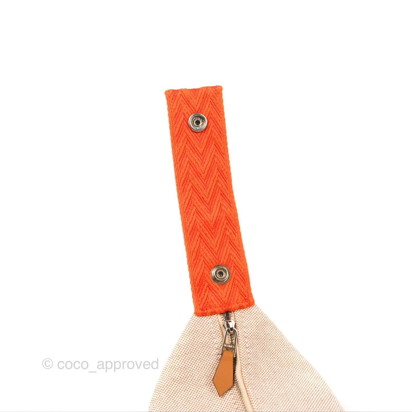 Hermès Small Bride-A-Brac Natural Orange Canvas