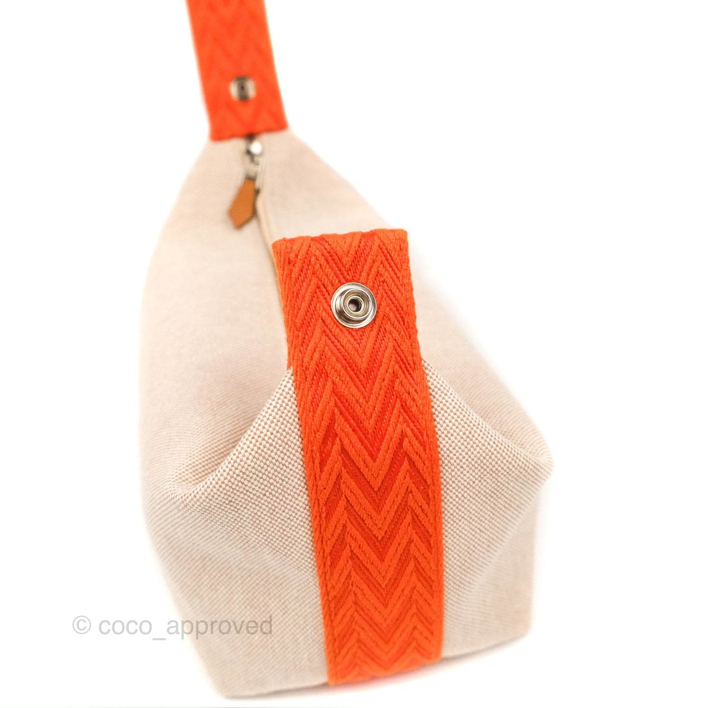 Hermès Small Bride-A-Brac Natural Orange Canvas