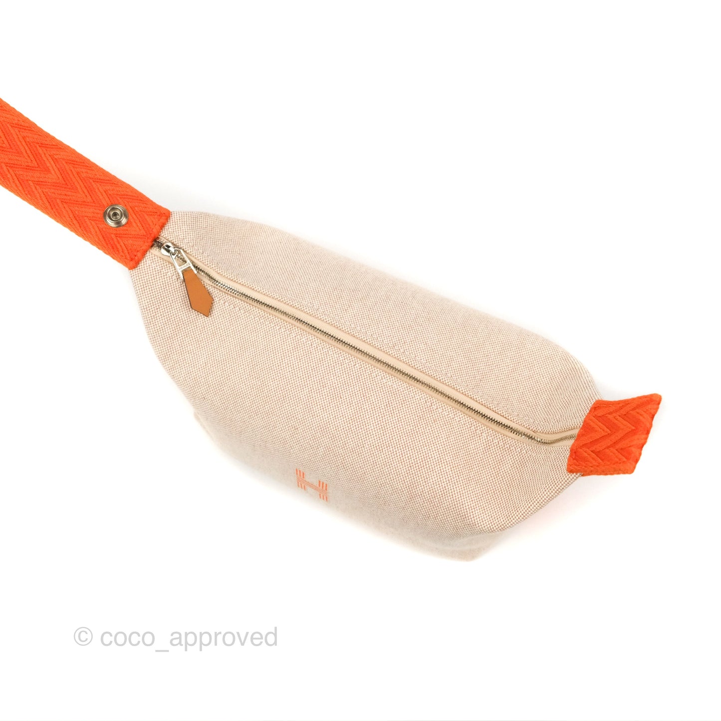 Hermès Small Bride-A-Brac Natural Orange Canvas