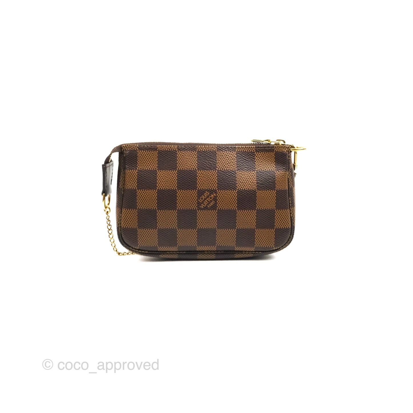 Louis Vuitton Mini Pochette Accessories Damier Ebene