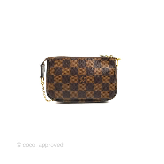 Louis Vuitton Mini Pochette Accessories Damier Ebene