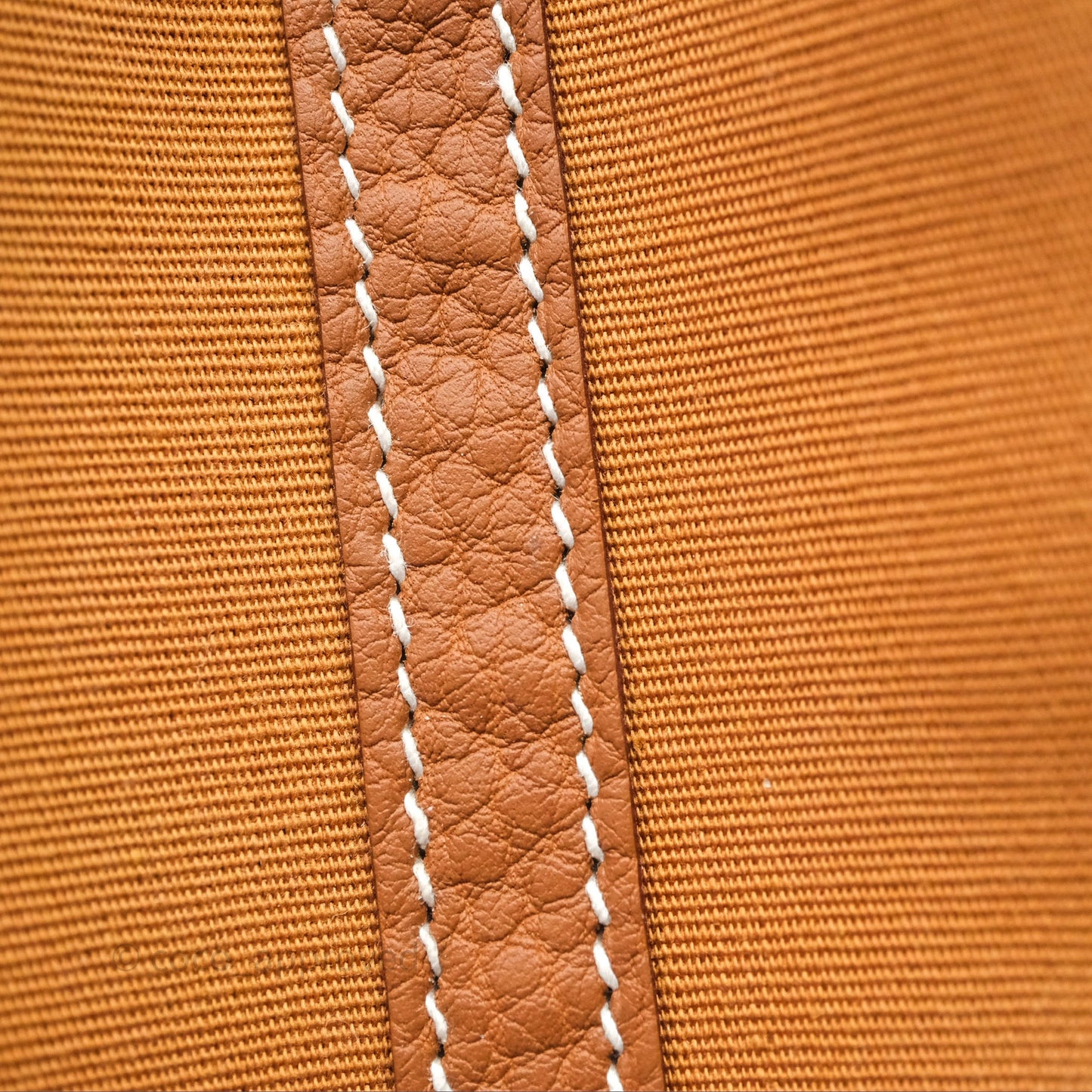 Hermès Garden Party 30 Canvas Dune-Magnolia/Gold