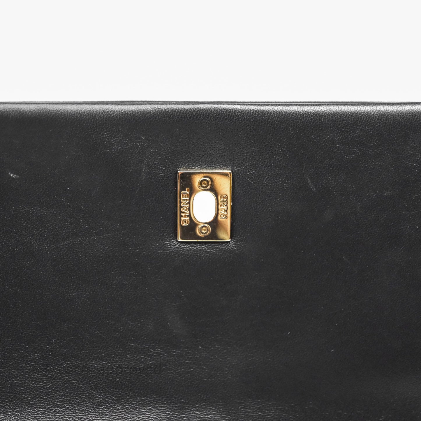 Chanel Small Entwined Chain Flap Black Lambskin Gold Hardware