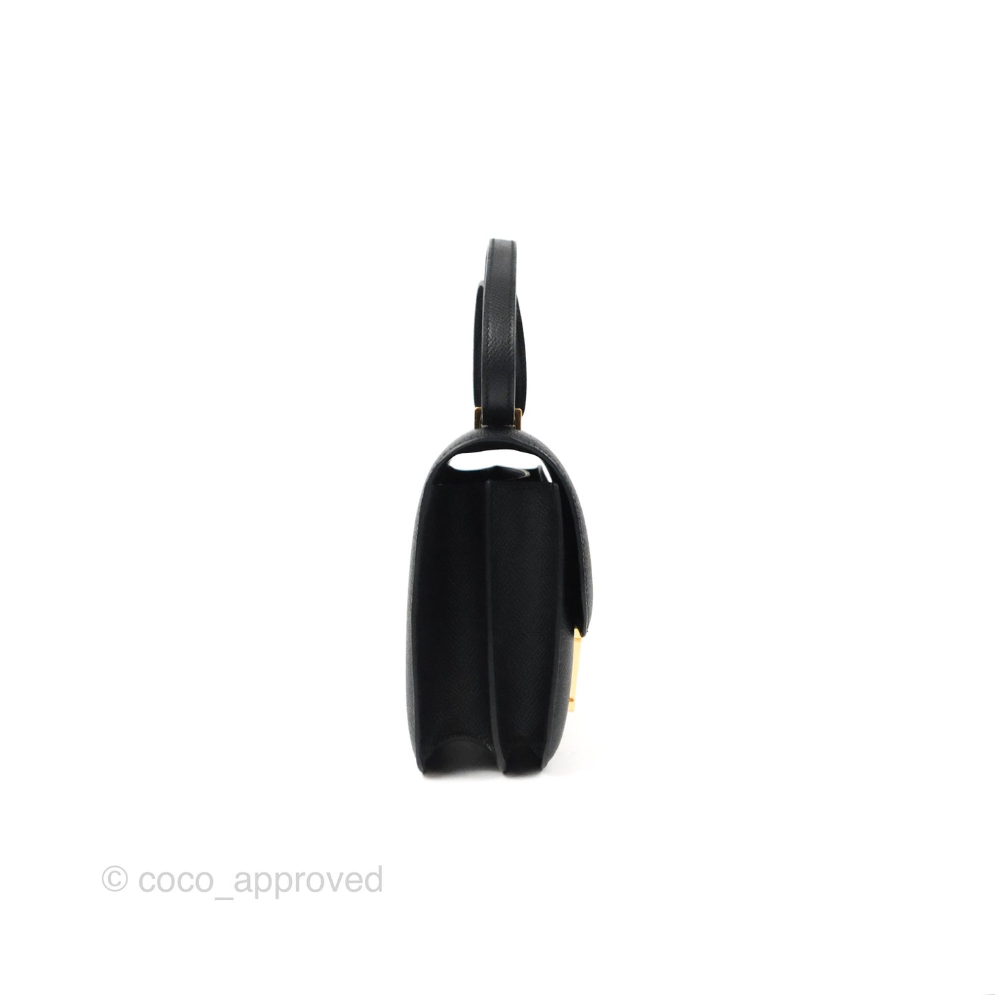 Hermès Constance Mini 18cm Black Epsom Gold Hardware