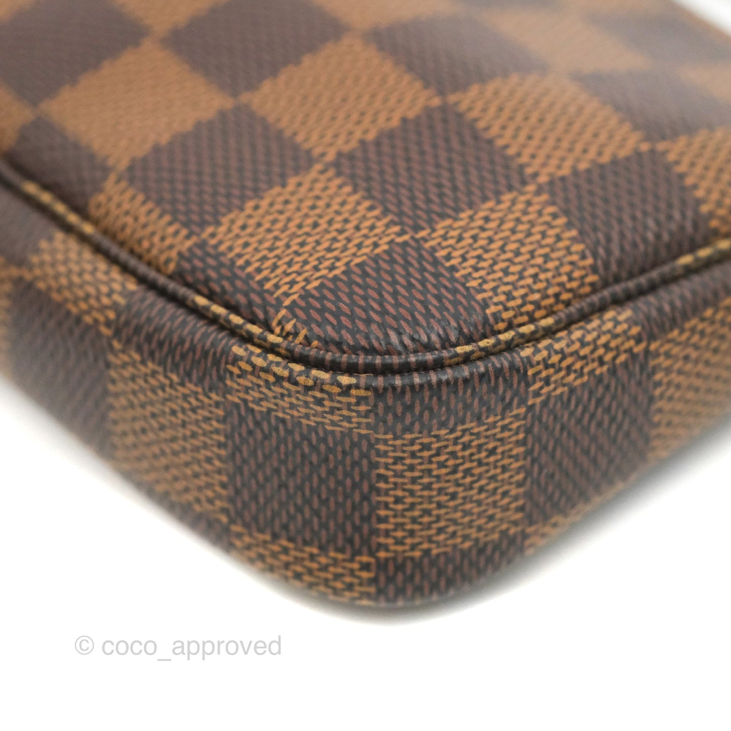 Louis Vuitton Mini Pochette Accessories Damier Ebene