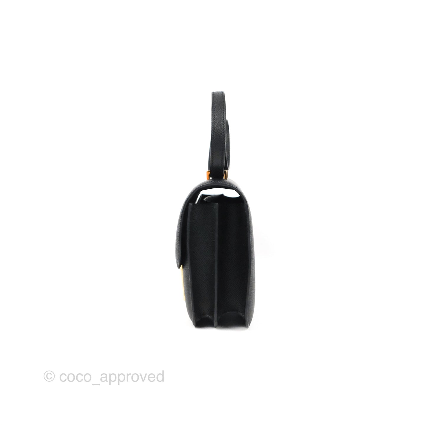 Hermès Constance Mini 18cm Black Epsom Gold Hardware