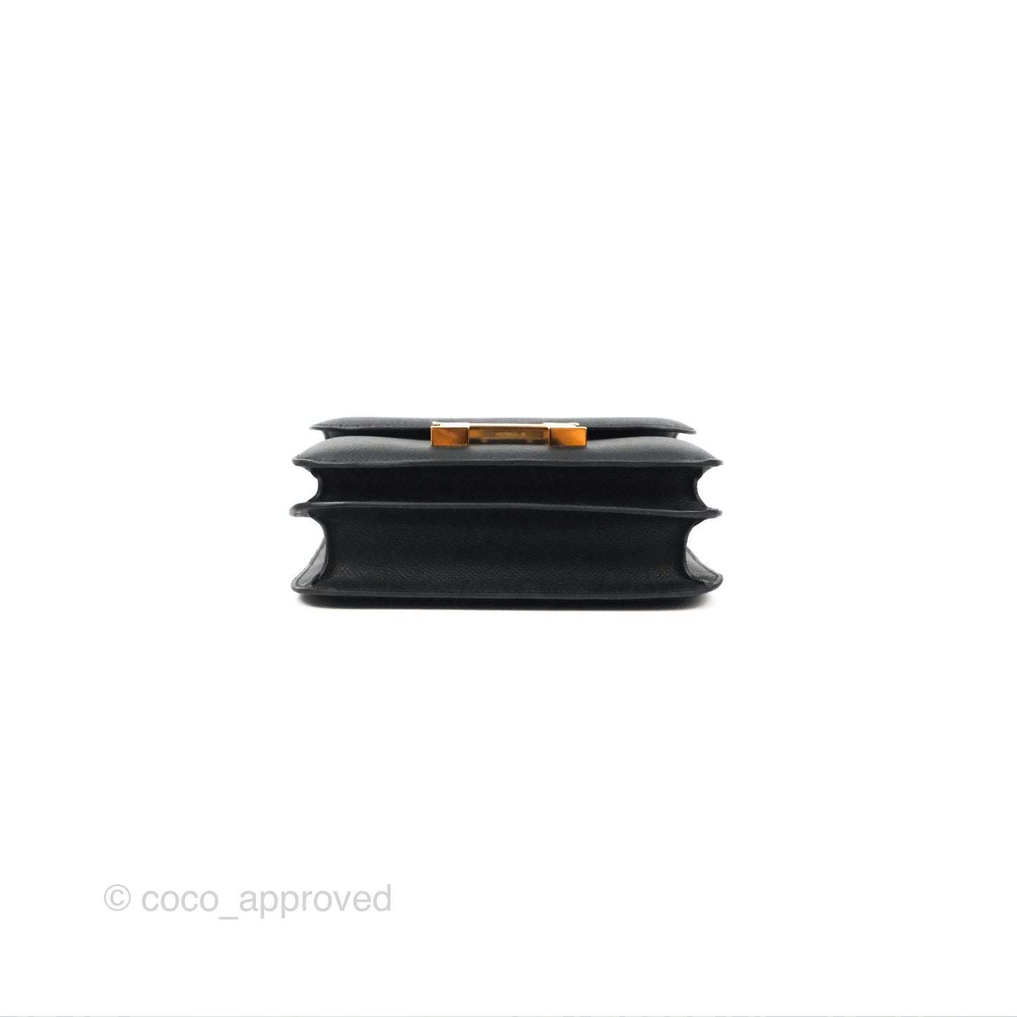 Hermès Constance Mini 18cm Black Epsom Gold Hardware