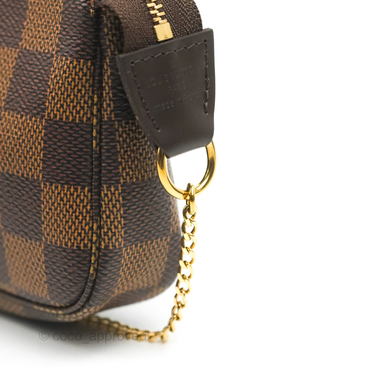 Louis Vuitton Mini Pochette Accessories Damier Ebene