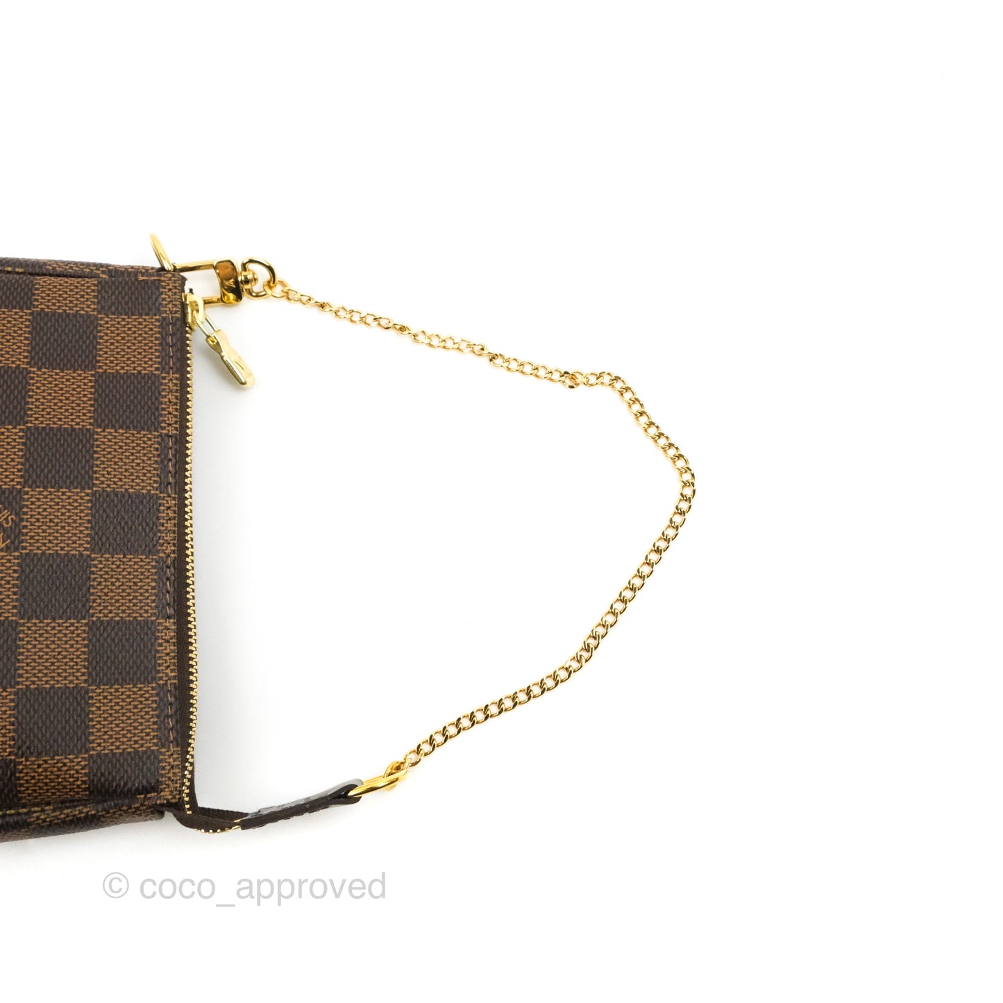 Louis Vuitton Mini Pochette Accessories Damier Ebene