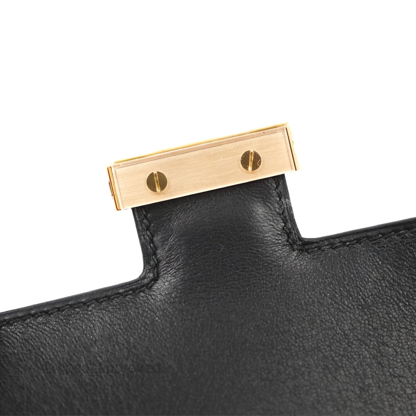 Hermès Constance Mini 18cm Black Epsom Gold Hardware