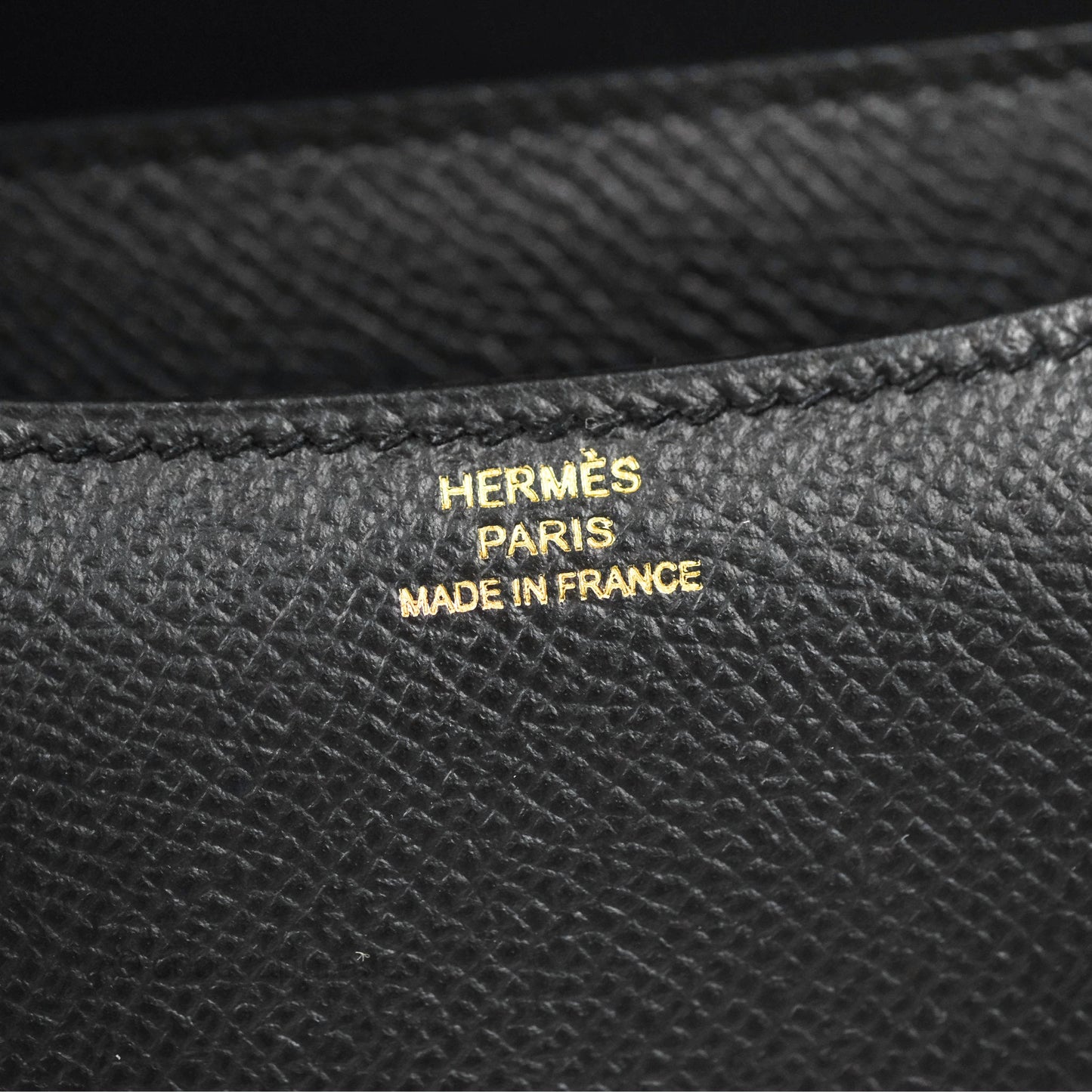 Hermès Constance Mini 18cm Black Epsom Gold Hardware