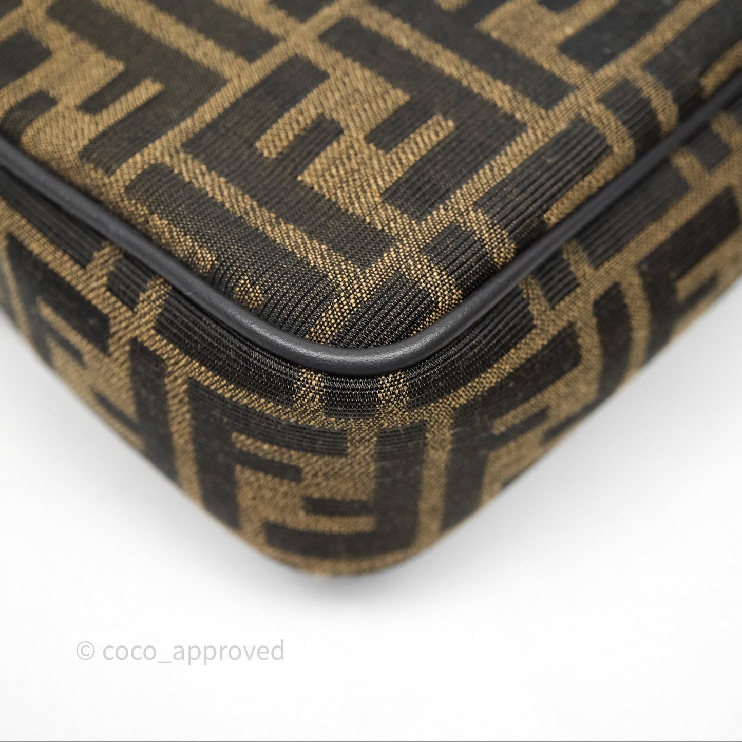Fendi Baguette Chain Midi Bag Zucca Canvas