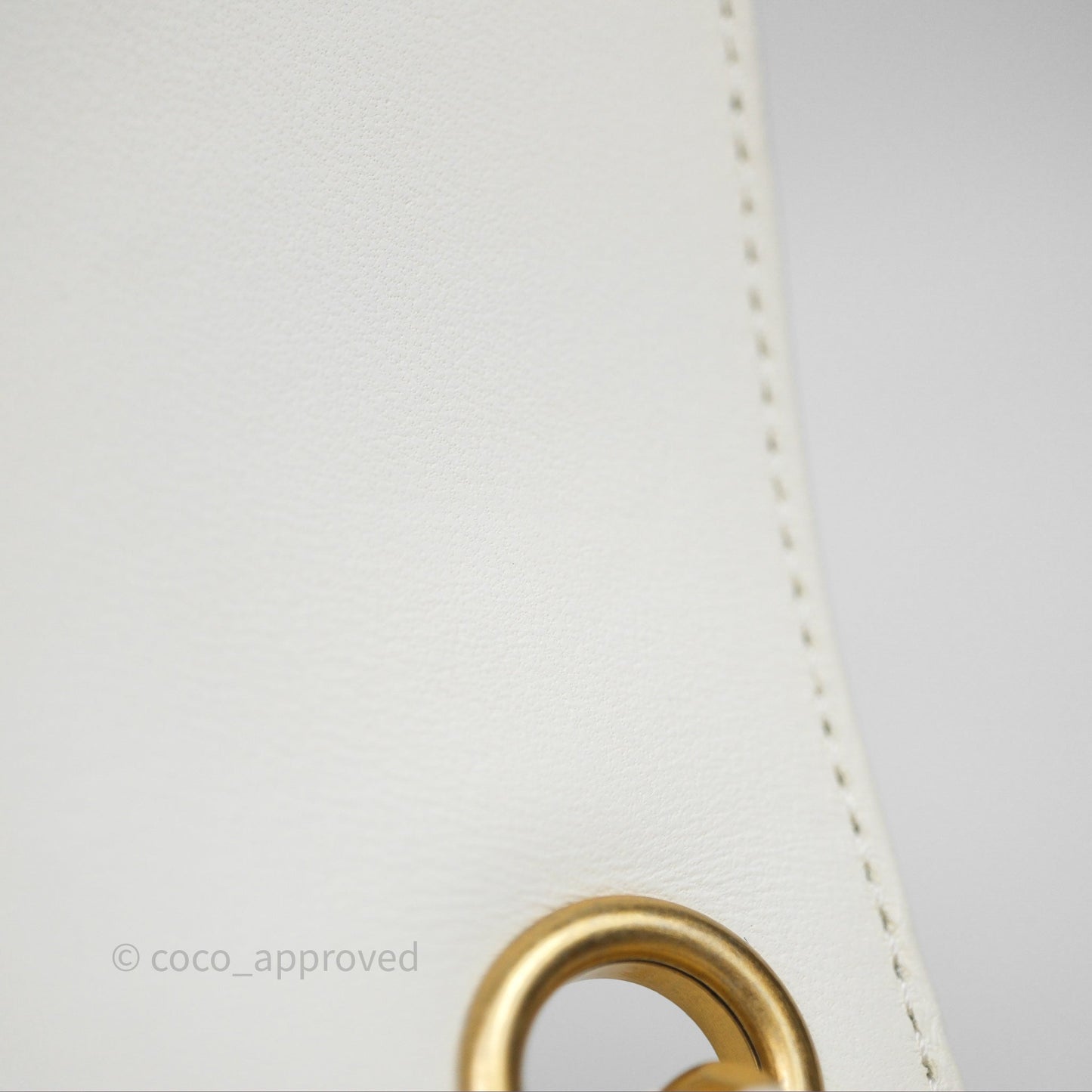 Chanel Casino Chips Chain White Lambskin Flap Bag