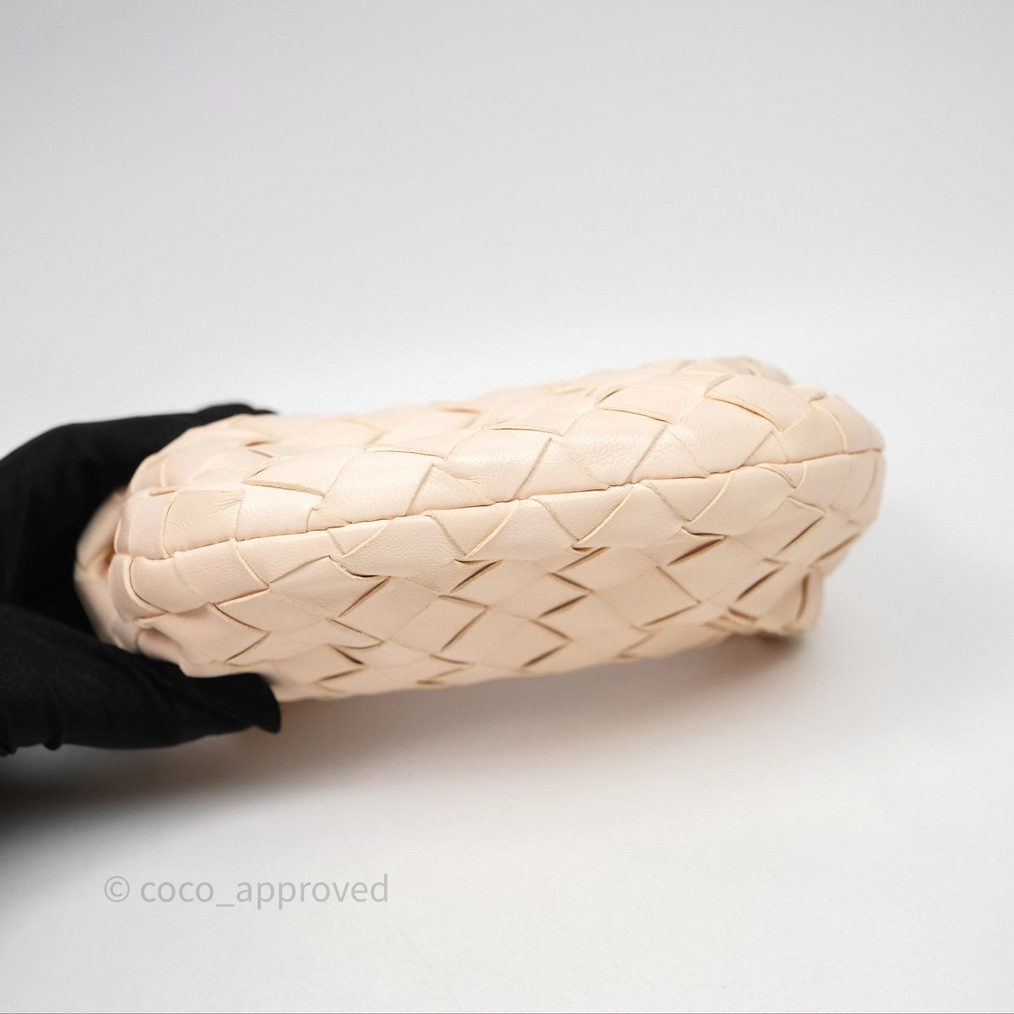 Bottega Veneta Candy Jodie Bag Cream Intrecciato Lambskin