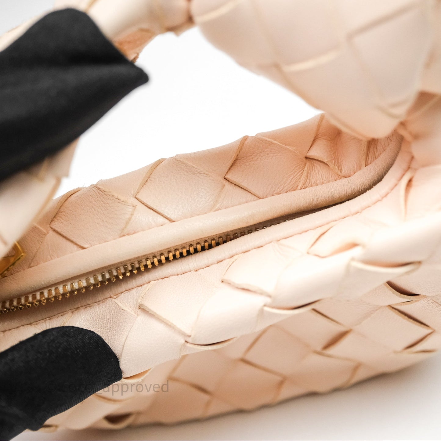 Bottega Veneta Candy Jodie Bag Cream Intrecciato Lambskin