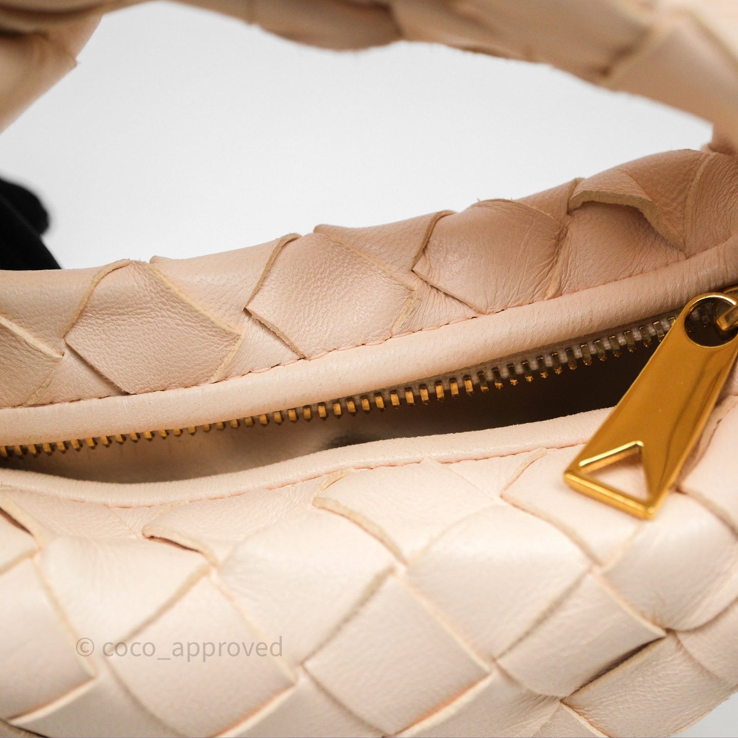 Bottega Veneta Candy Jodie Bag Cream Intrecciato Lambskin