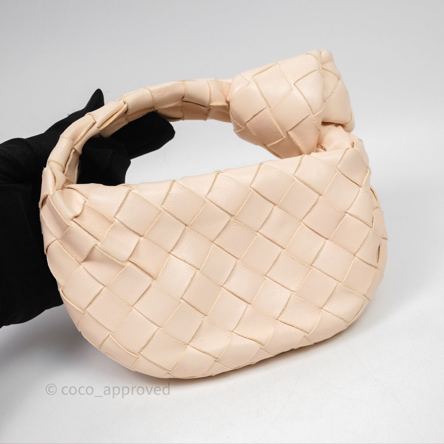 Bottega Veneta Candy Jodie Bag Cream Intrecciato Lambskin