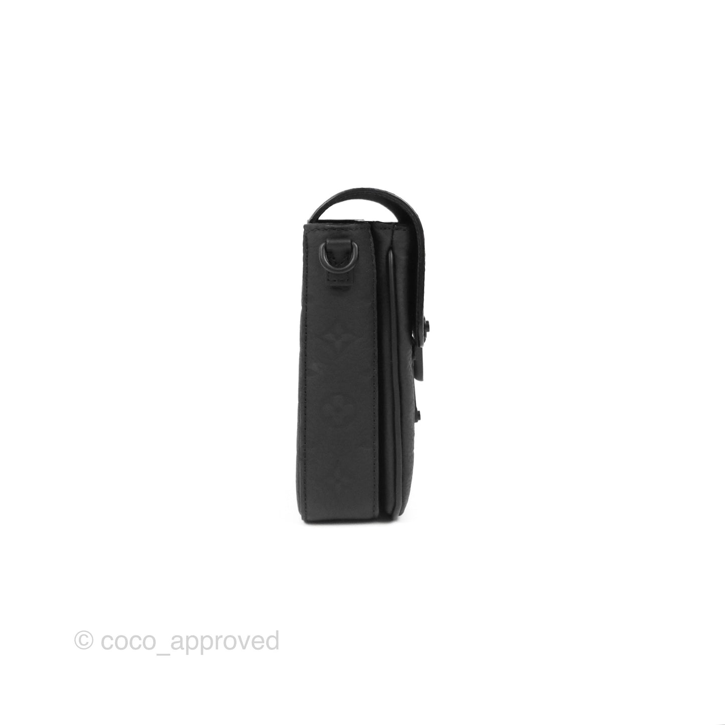 Louis Vuitton S-Lock Vertical Wearable Wallet Monogram Black