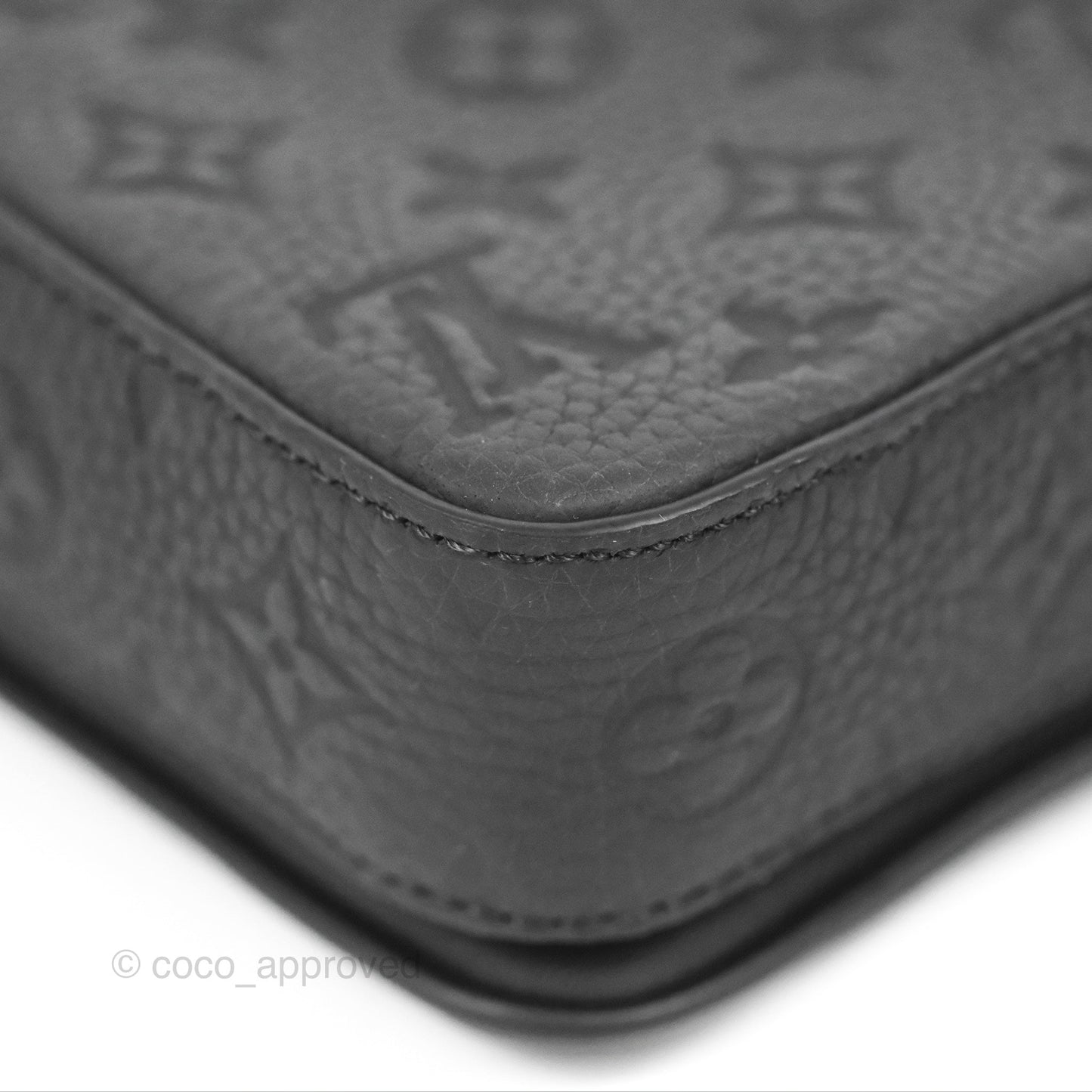 Louis Vuitton S-Lock Vertical Wearable Wallet Monogram Black
