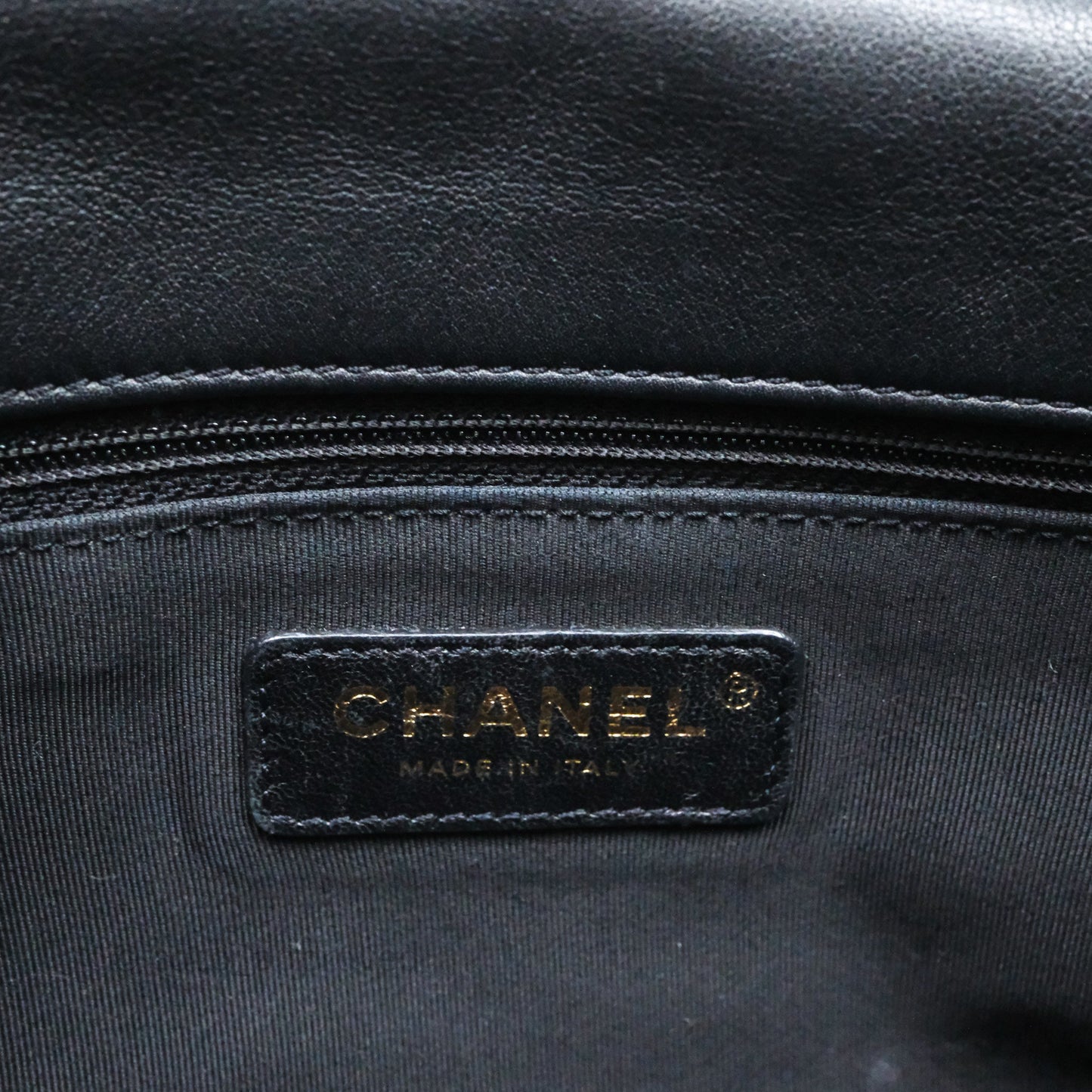 Chanel Small Tweed Sequin Flap Navy With Pearl Chain Gold Hardware