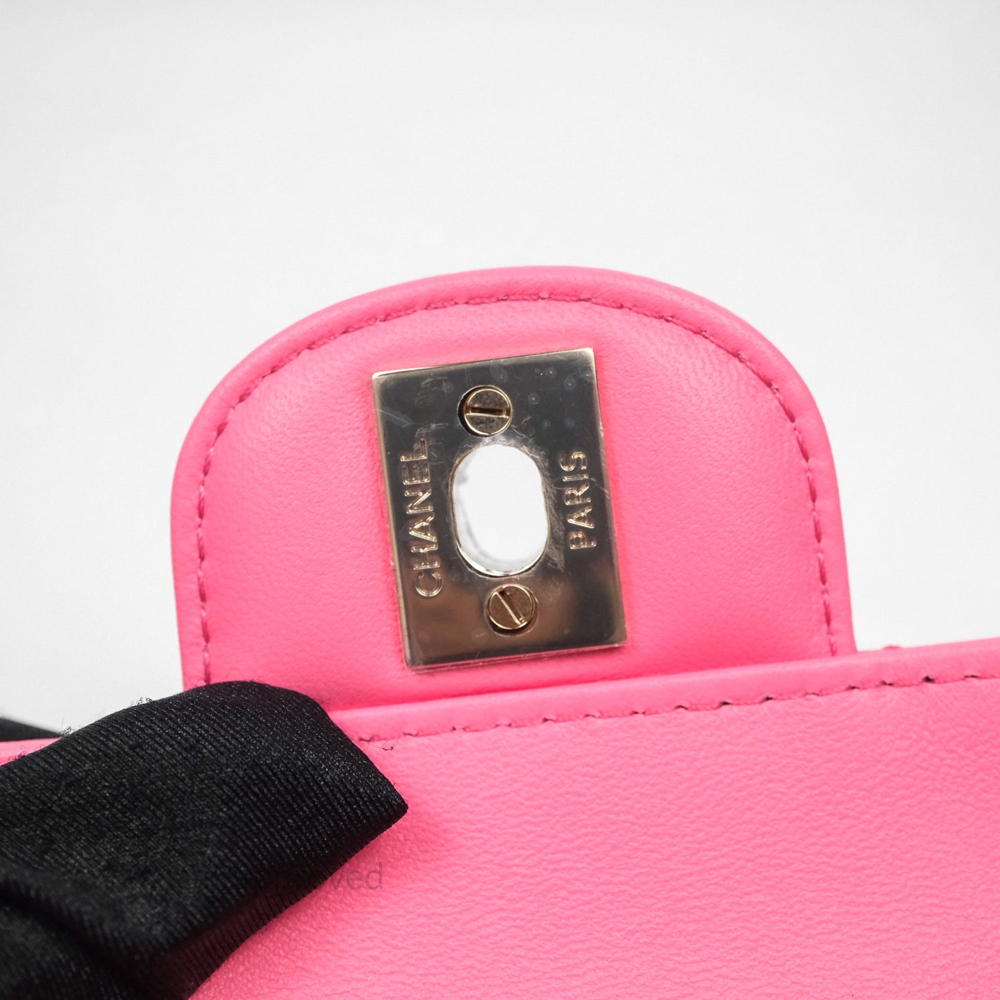 Chanel Large Heart Bag Pink Lambskin Gold Hardware