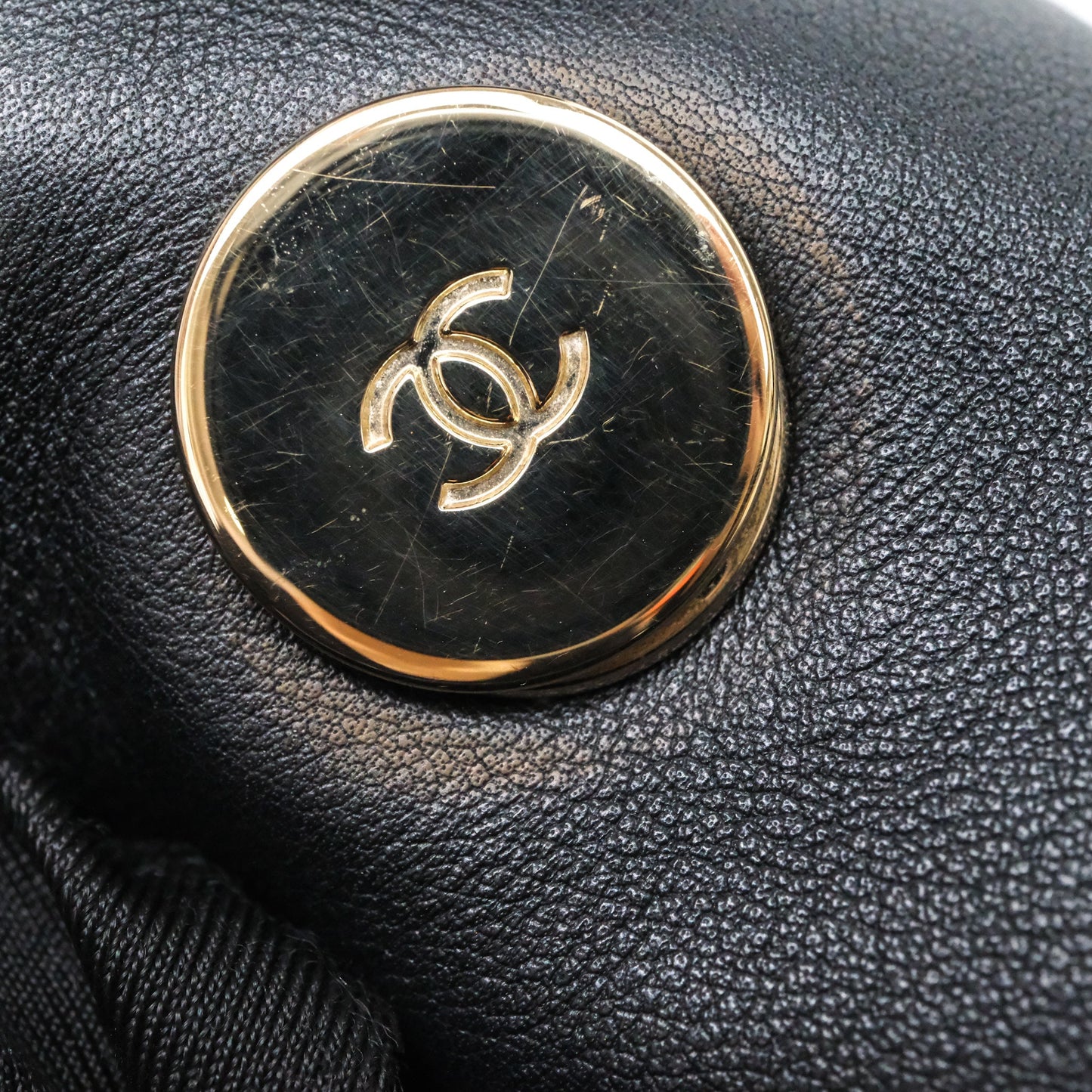 Chanel Small Tweed Sequin Flap Navy With Pearl Chain Gold Hardware