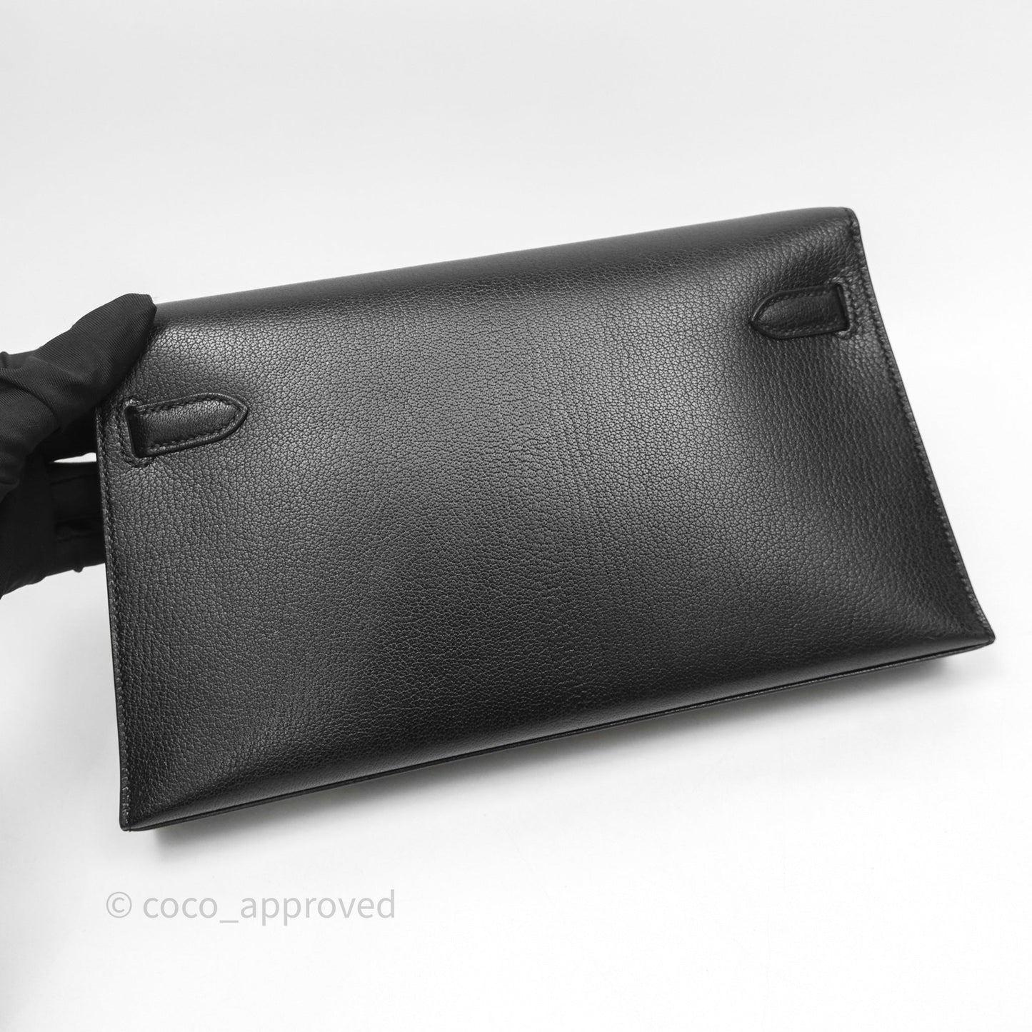 Hermes Kelly Elan Noir 89 Gold Hardware
