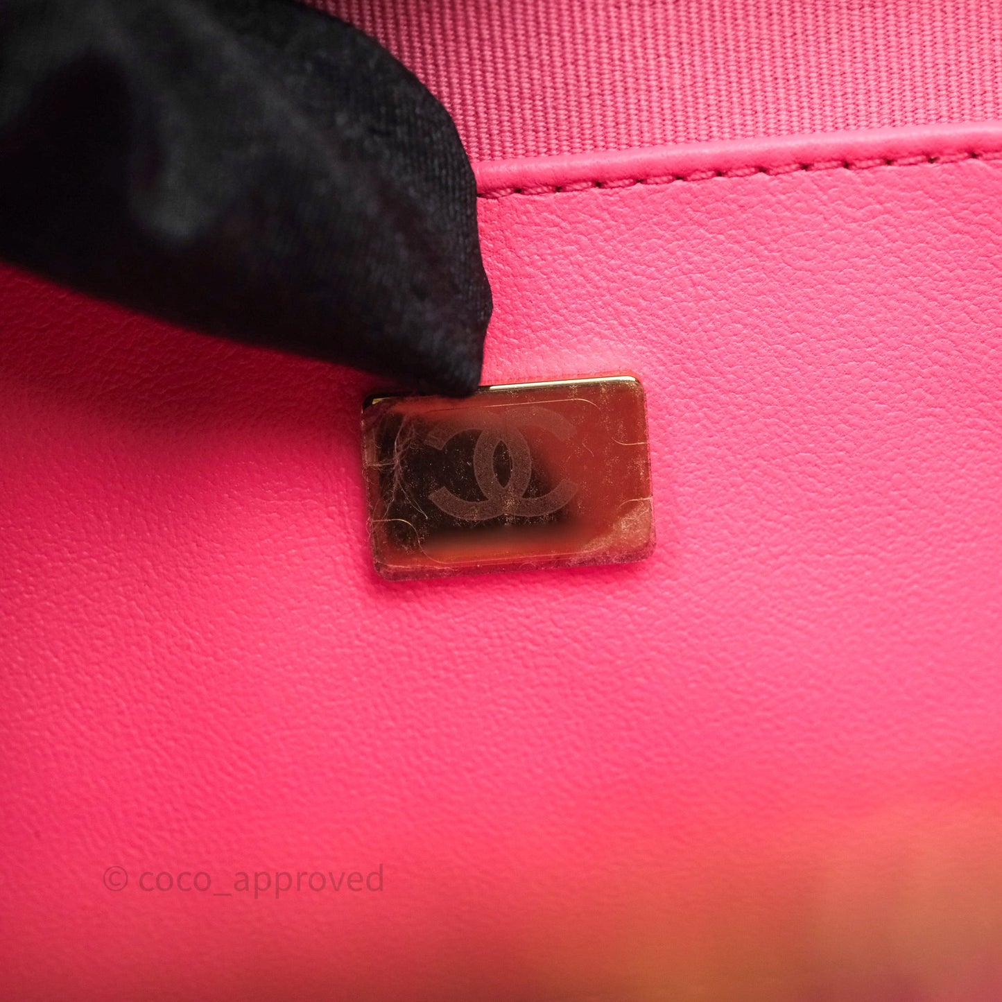 Chanel Large Heart Bag Pink Lambskin Gold Hardware