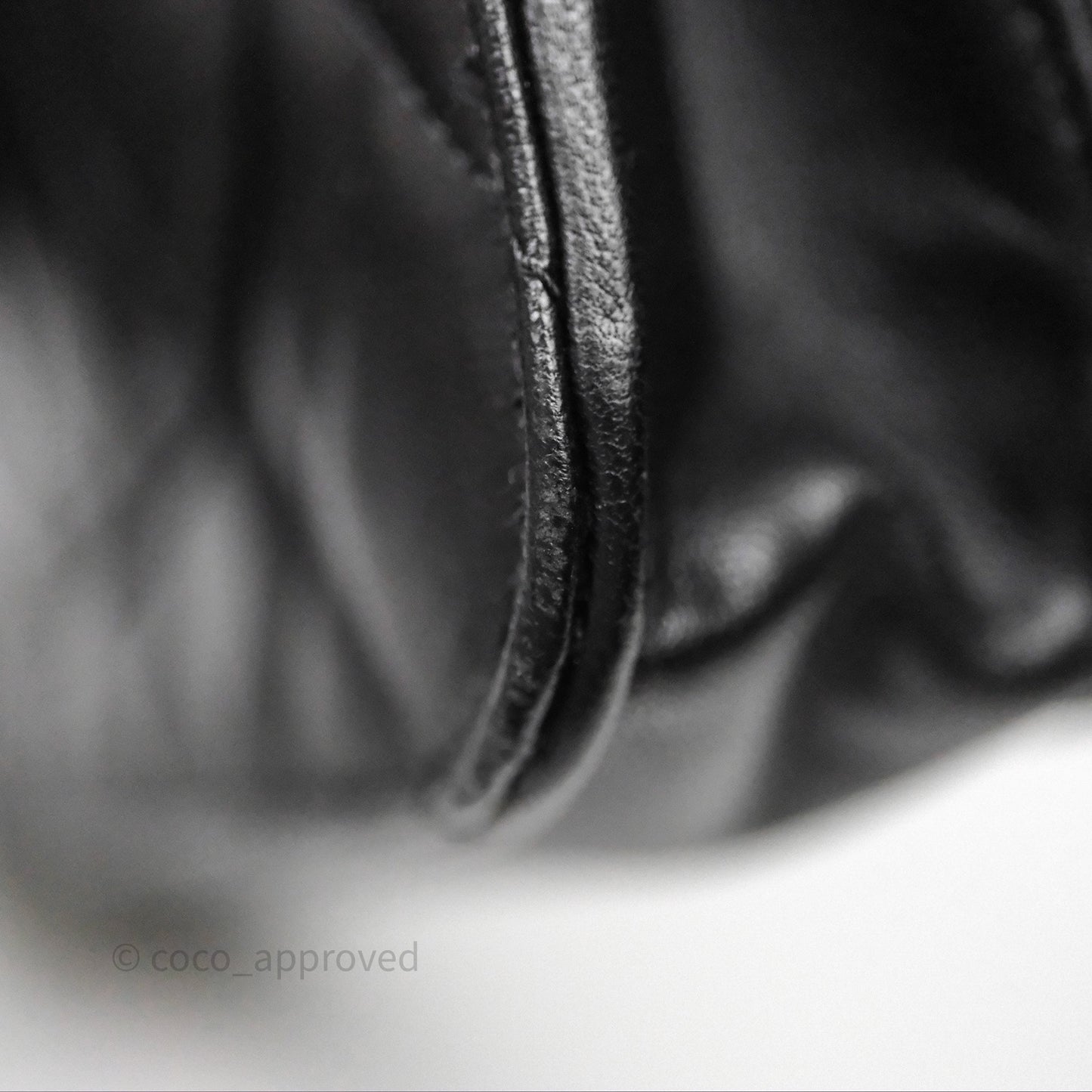 Chanel Quilted WOC Black Lambskin Silver Hardware