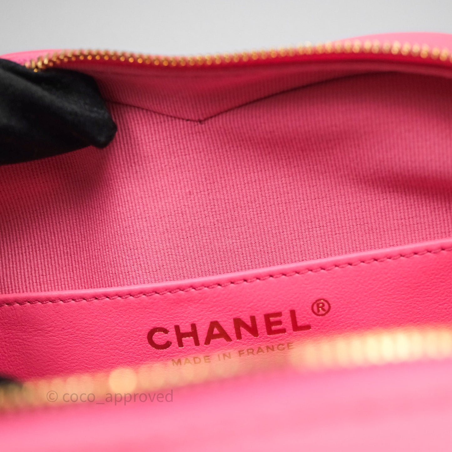 Chanel Large Heart Bag Pink Lambskin Gold Hardware