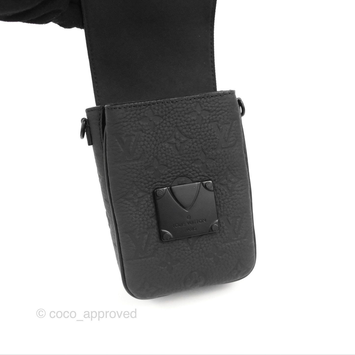 Louis Vuitton S-Lock Vertical Wearable Wallet Monogram Black