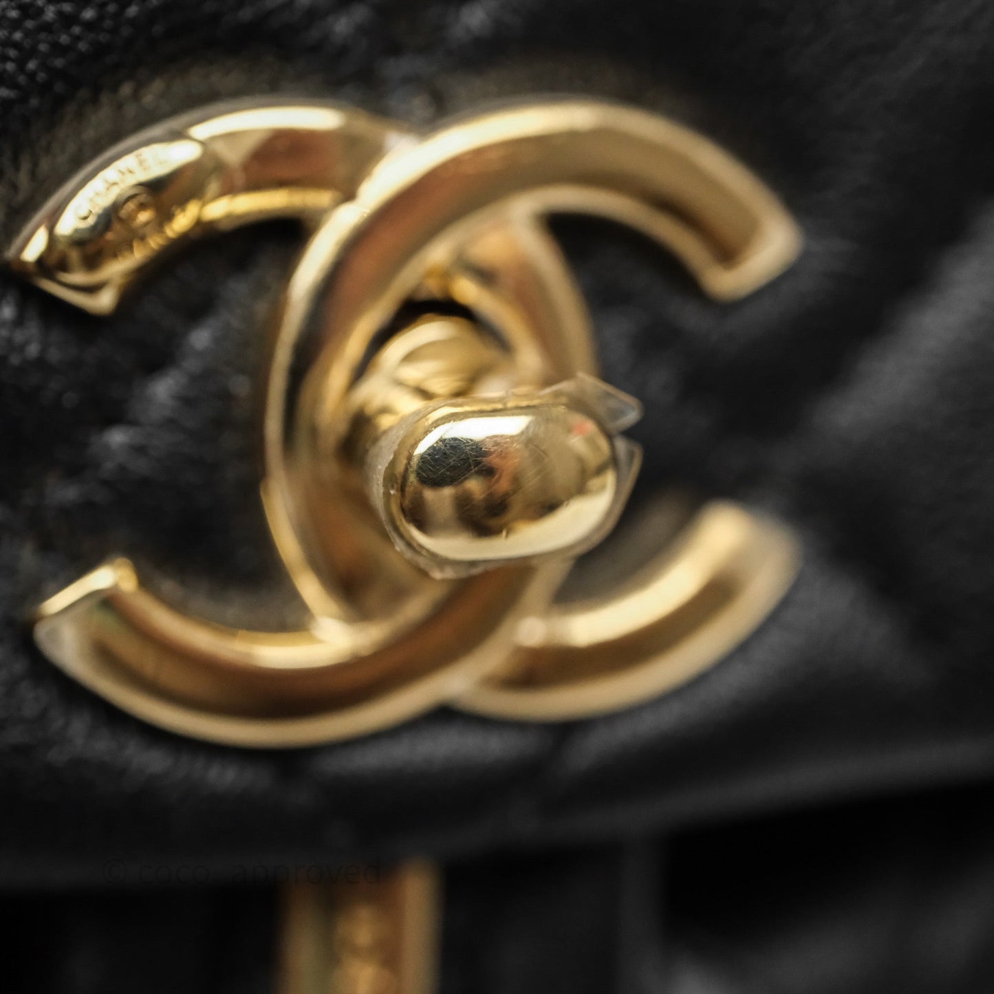 Chanel Duma Backpack Medium Black Calfskin Gold Hardware