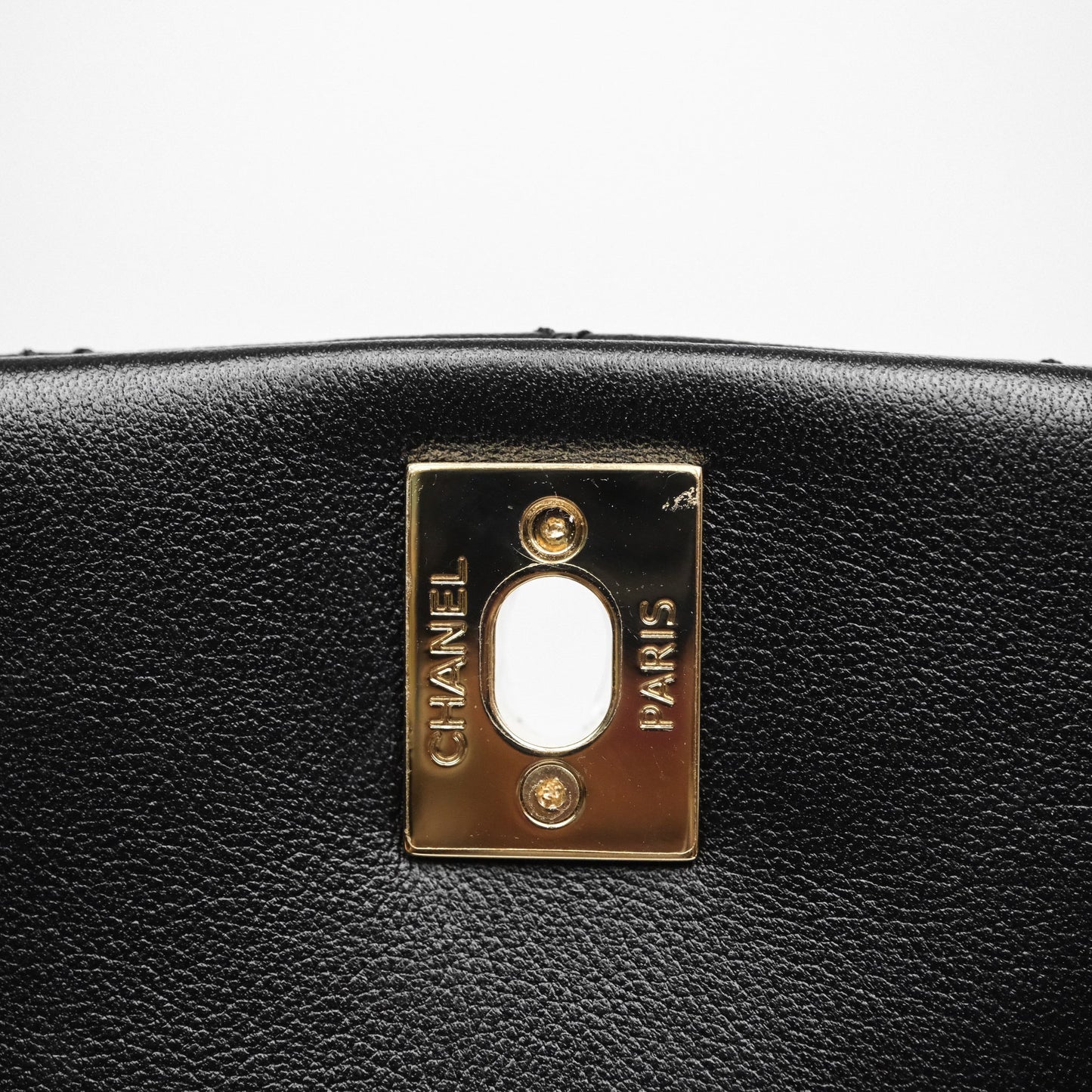 Chanel Duma Backpack Medium Black Calfskin Gold Hardware