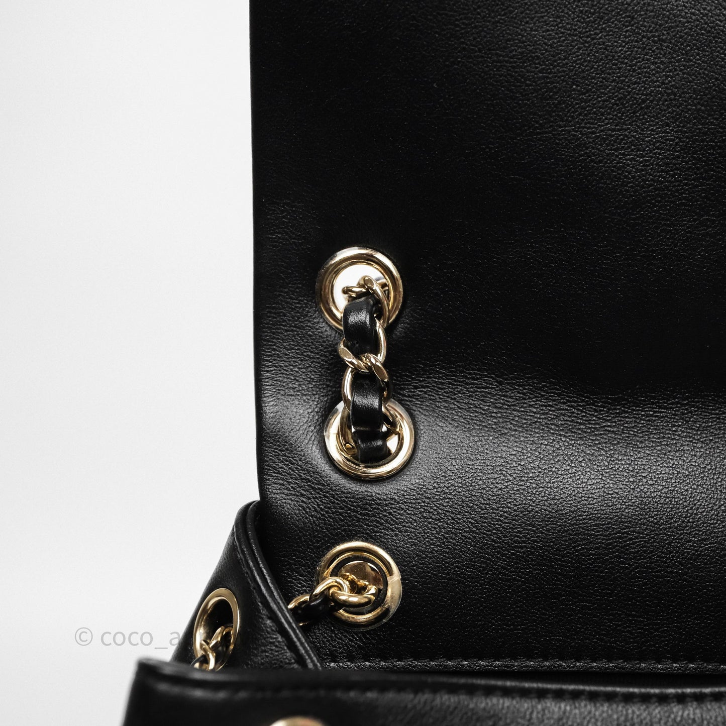 Chanel Duma Backpack Medium Black Calfskin Gold Hardware