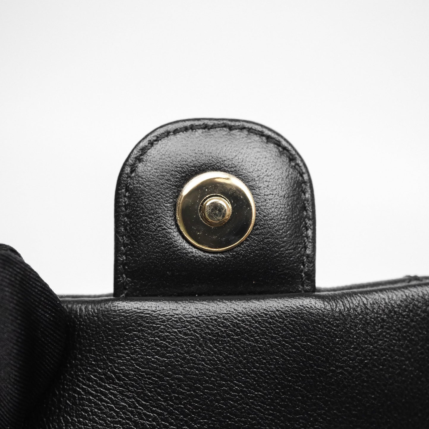 Chanel Duma Backpack Medium Black Calfskin Gold Hardware