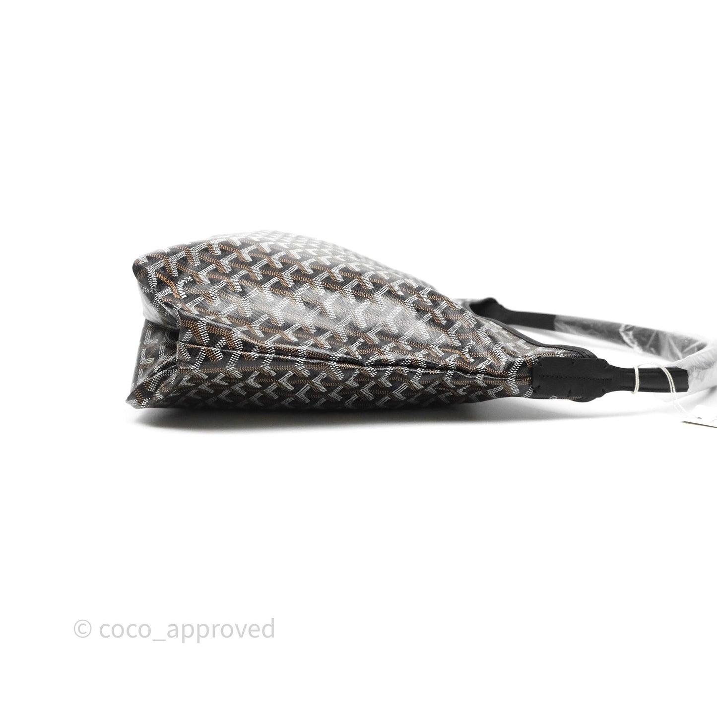 Goyard Bohème Hobo Bag Black Goyardine Canvas