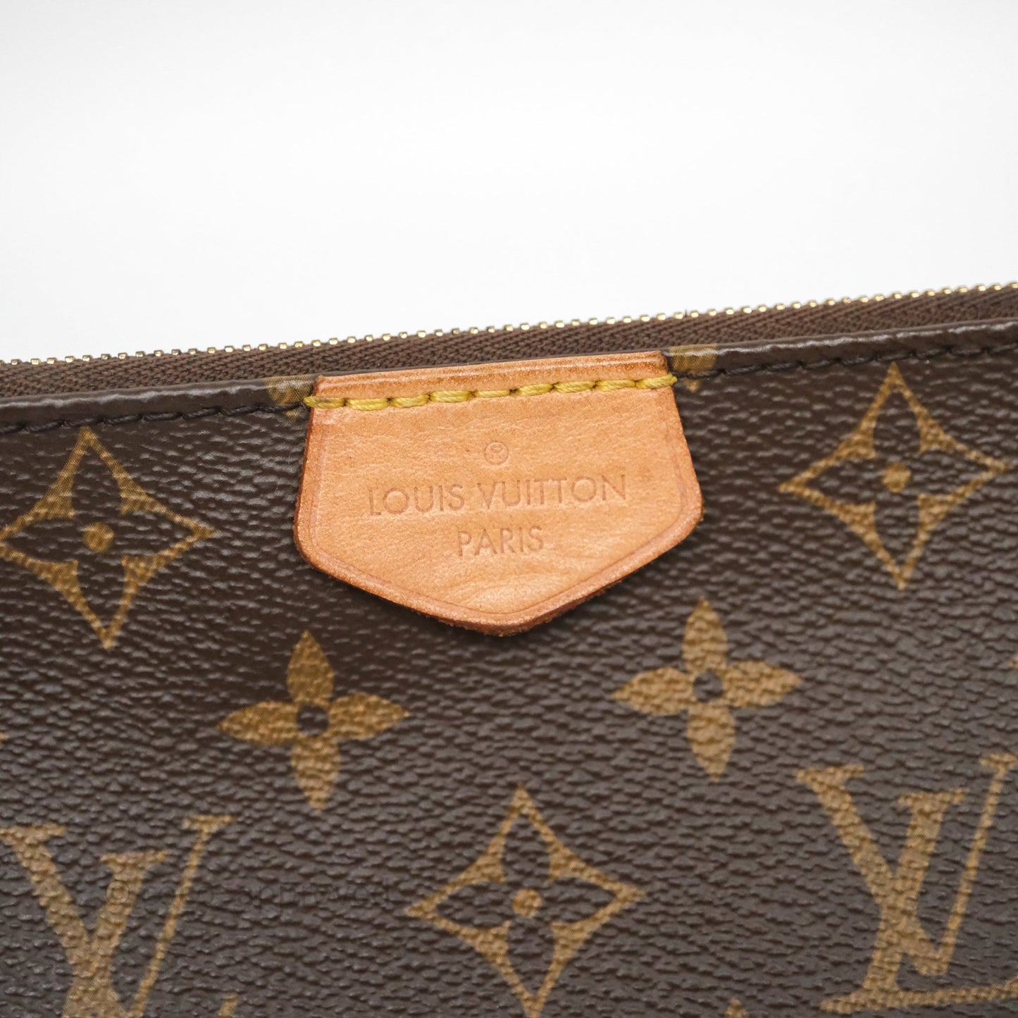 Louis Vuitton Multi Pochette Accessories Khaki Monogram Canvas