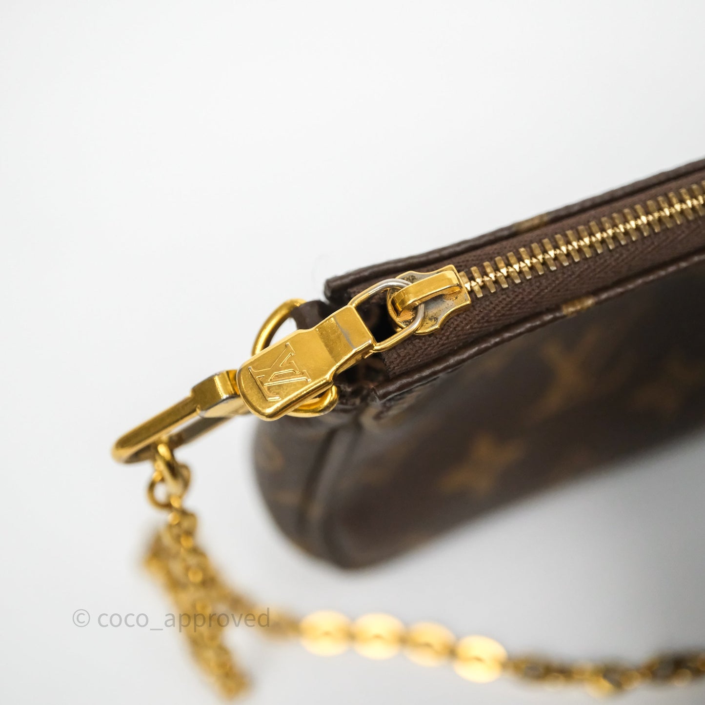 Louis Vuitton Multi Pochette Accessories Khaki Monogram Canvas