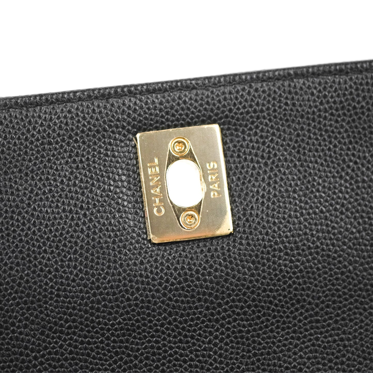 Chanel Quilted Business Affinity Backpack Black Caviar Gold Hardware