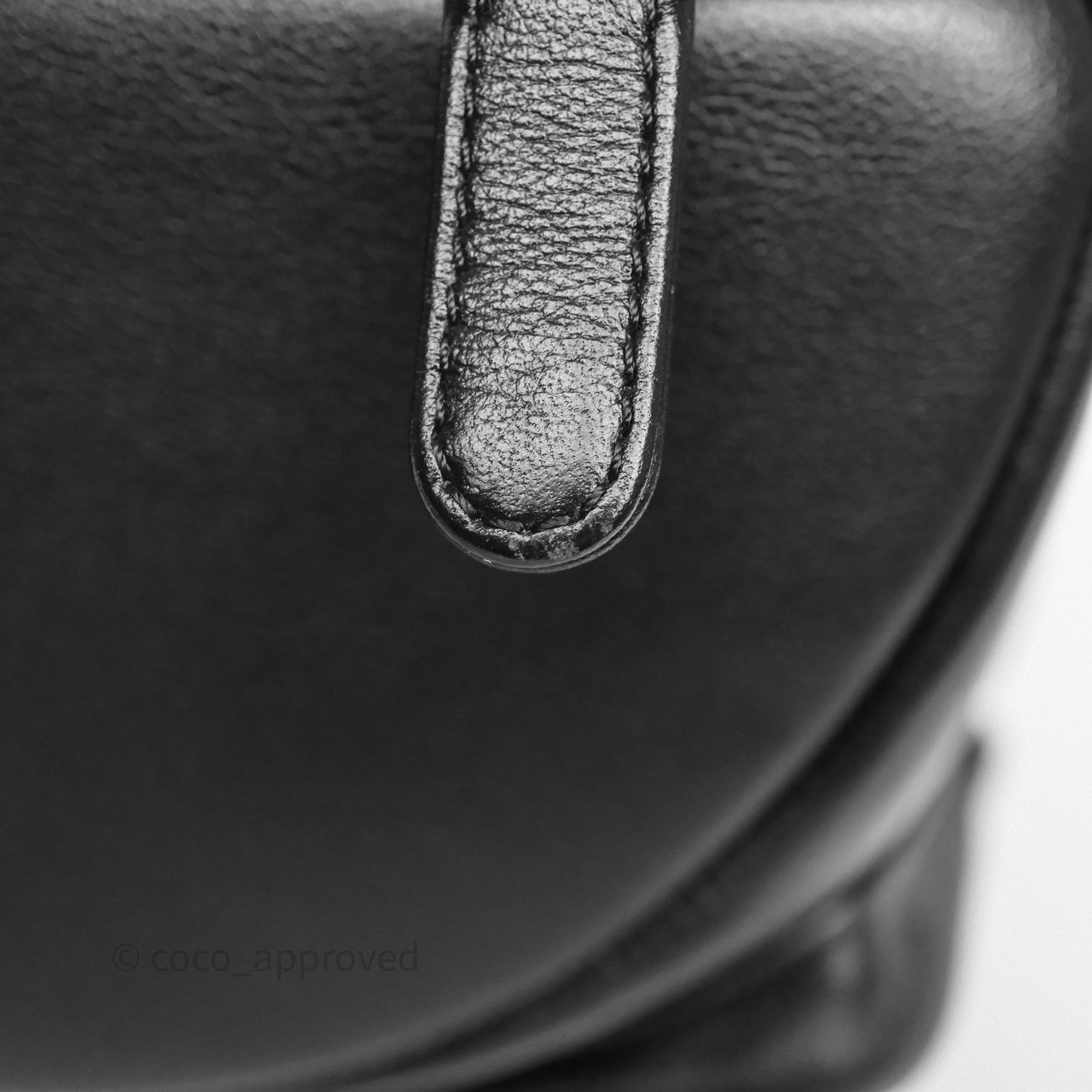 Chanel Duma Backpack Medium Black Calfskin Gold Hardware